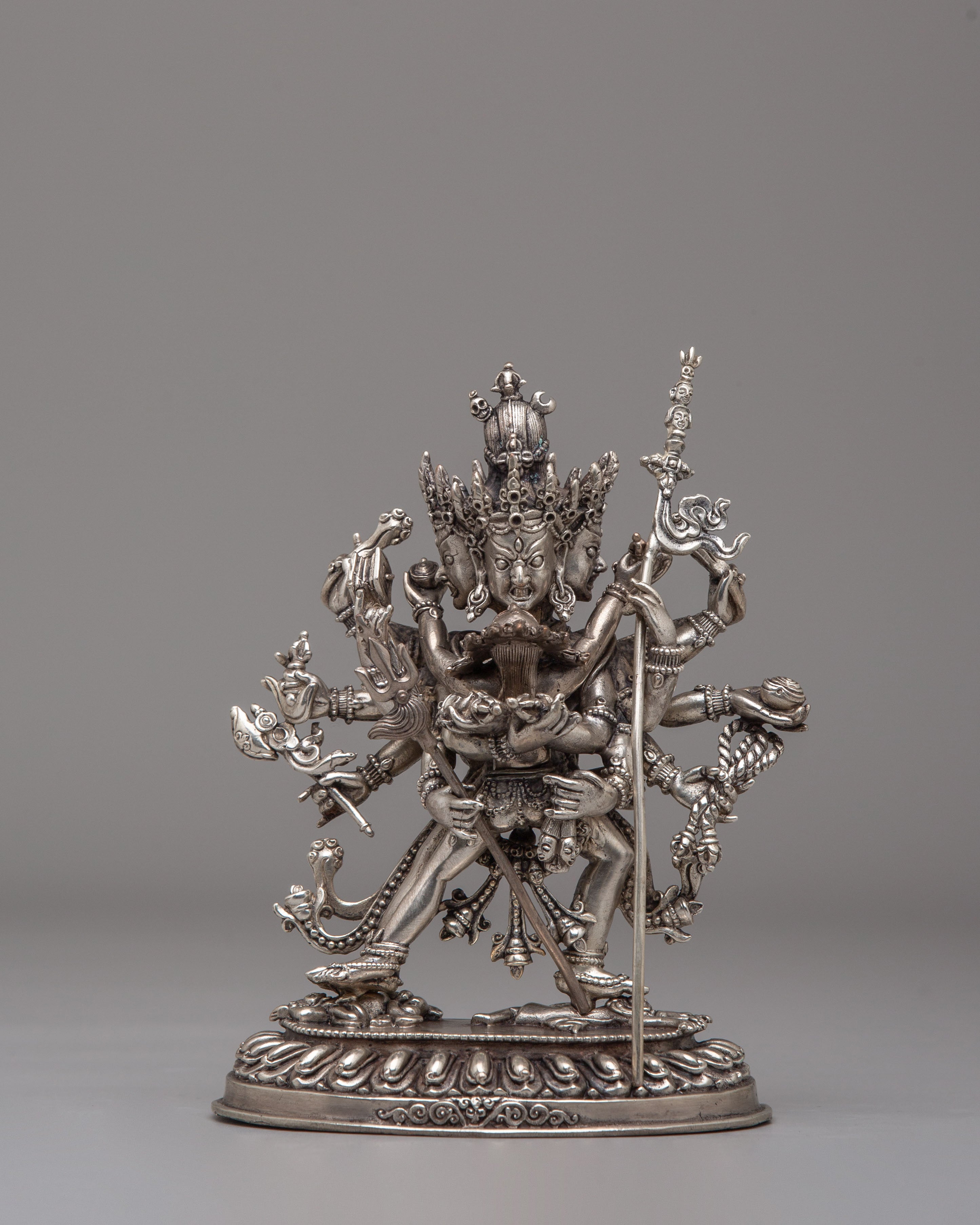 Vajrayana Chakrasamvara With Consort Statue | Tibetan Buddhist Art
