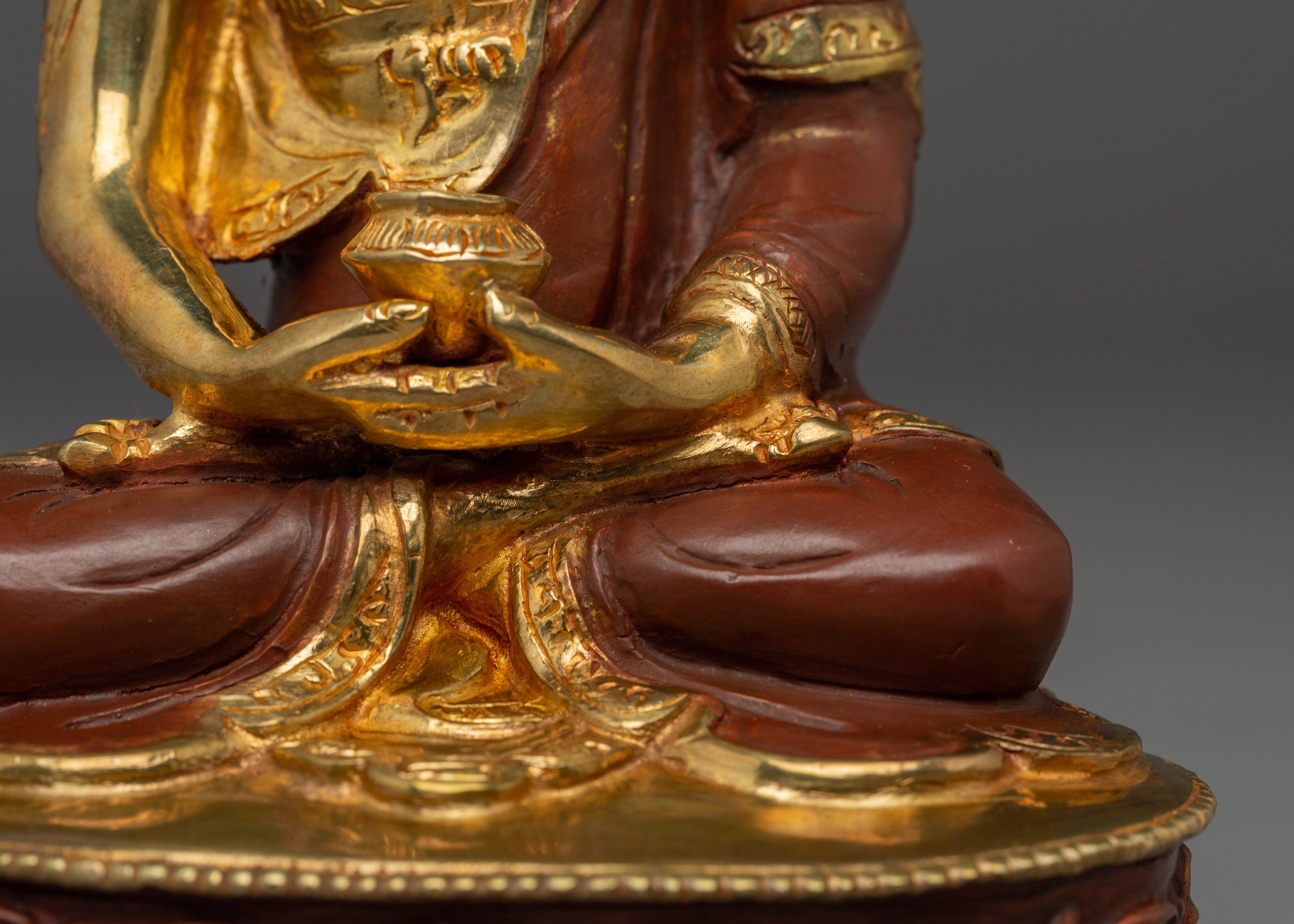 Nepalese Handcrafted Statue of Amitabha Buddha | Pure Land Buddha