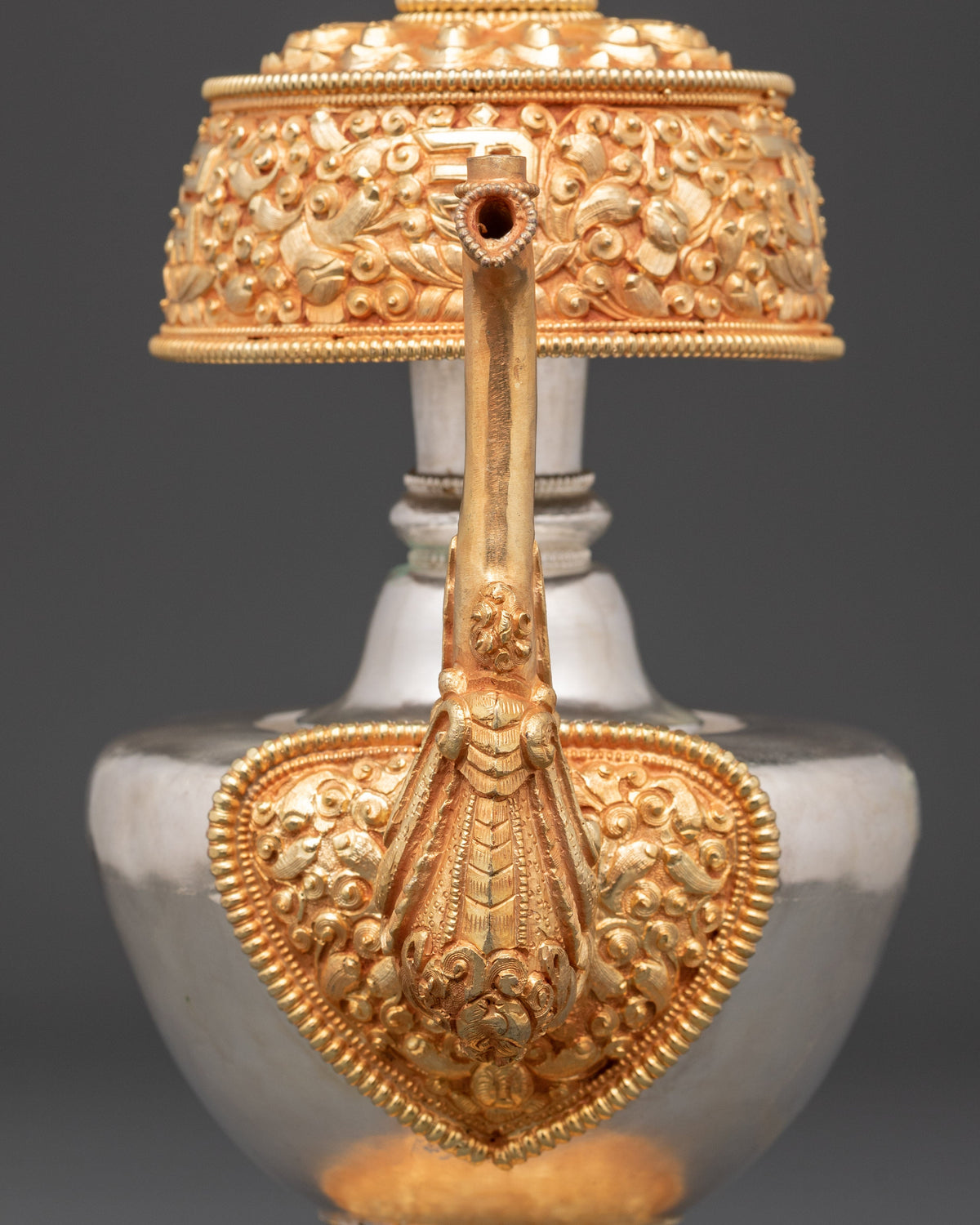 Sacred Tibetan Altar Bhumba | Buddhist Ritual Offering Vase