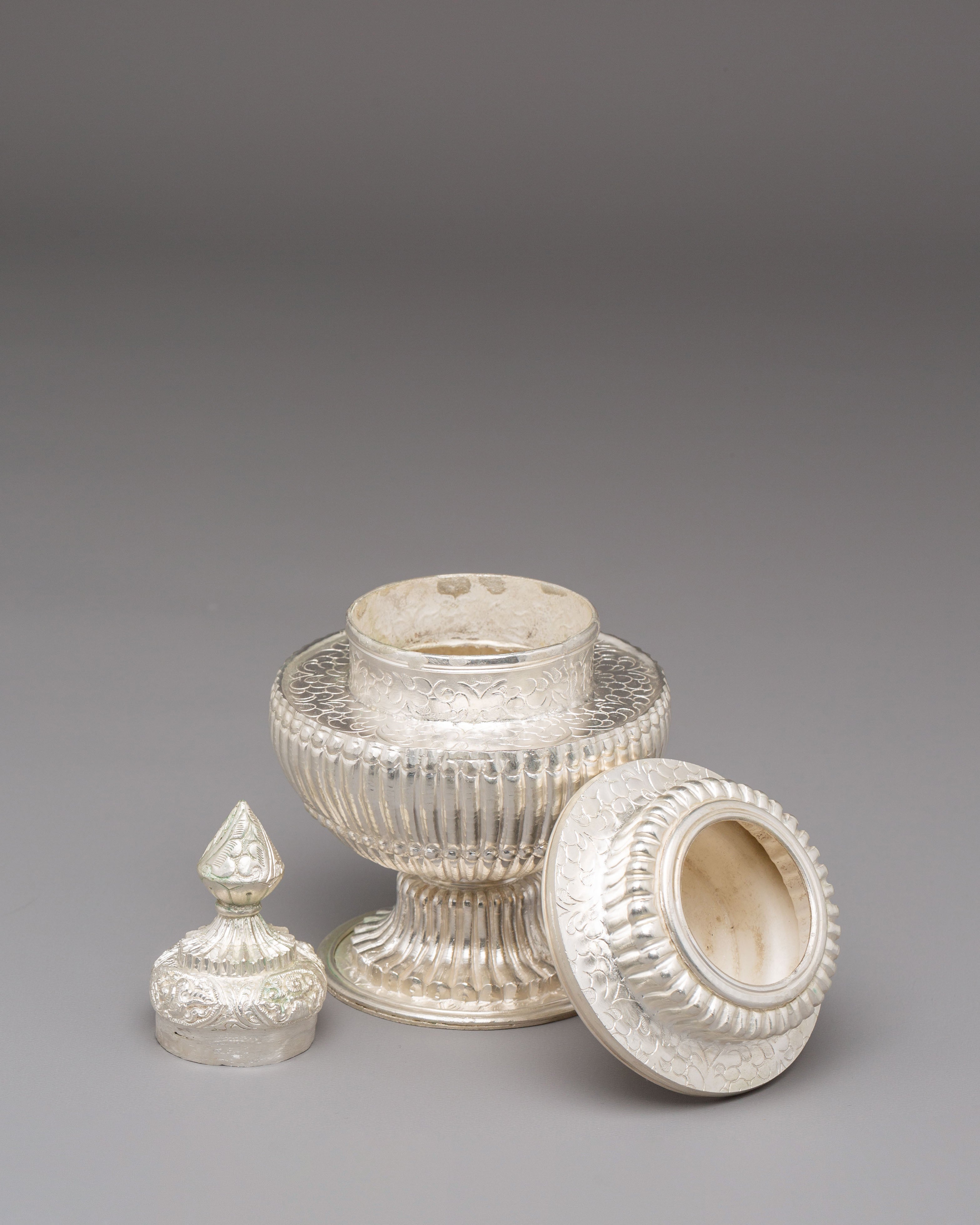 Traditional Copper Rice Pot | Sacred Ritual Offering Vessel