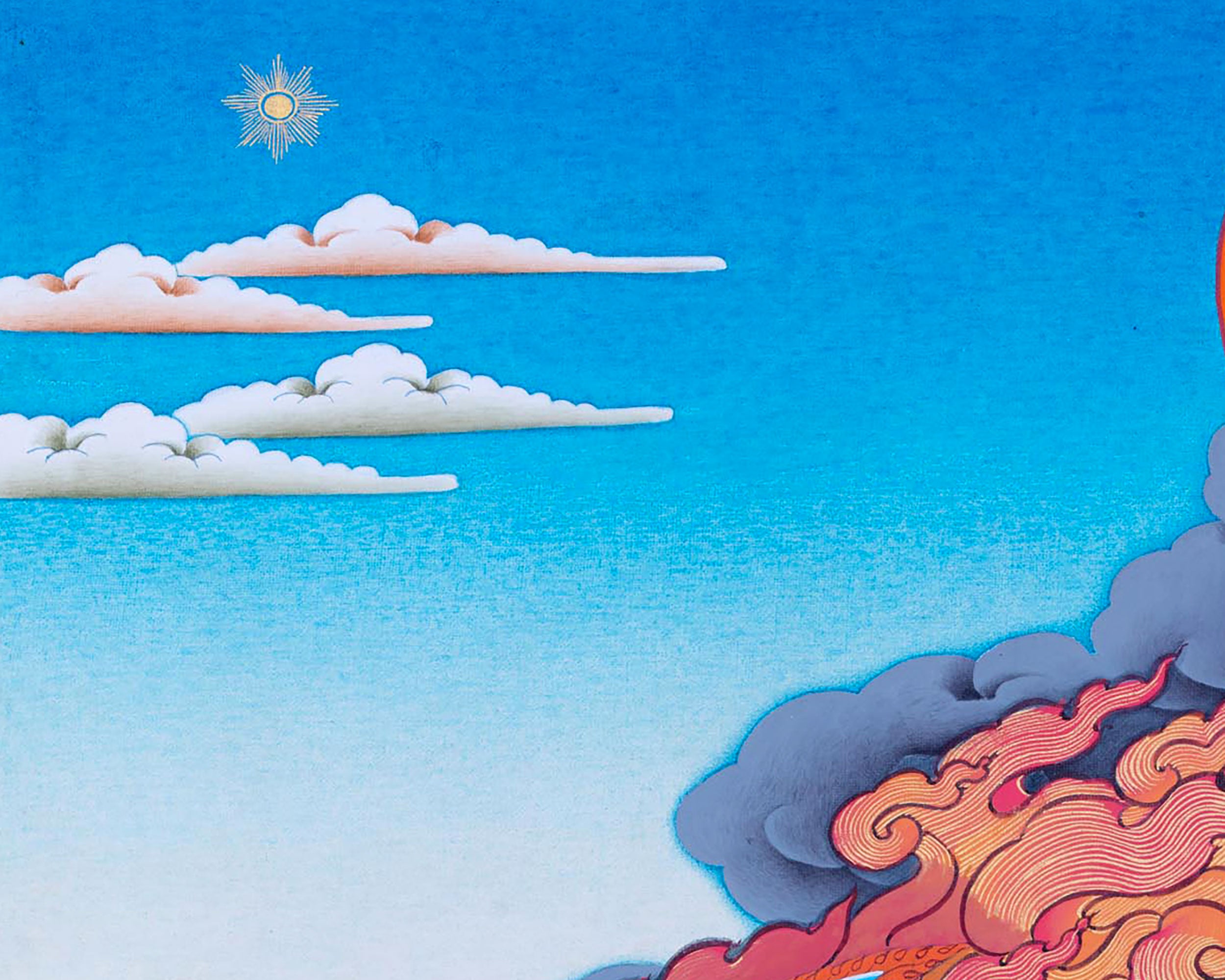 Mahakala Tibetan Thangka | Mahakala Deity for Protection| Traditional Art