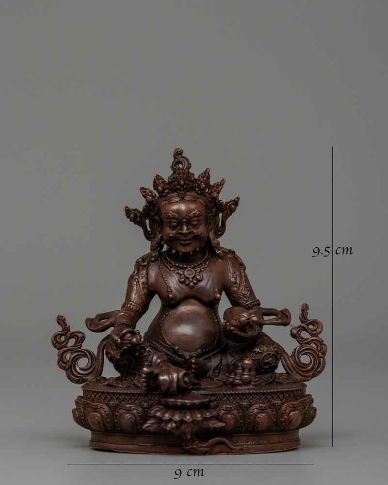 Dzambala Buddhist Wealth Deity Statue | Symbol of Prosperity Figurine