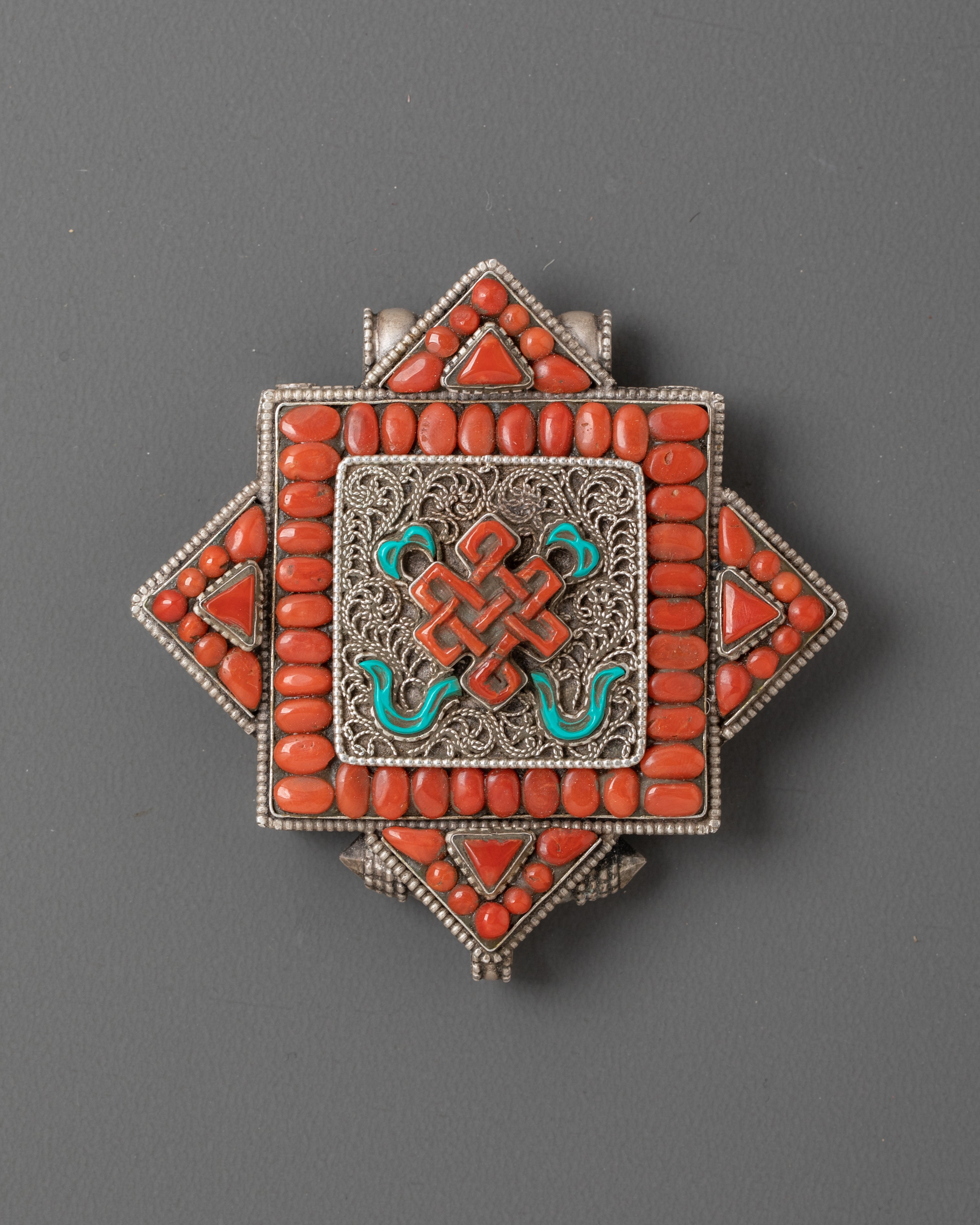 Endless Knot Ghau Box Locket