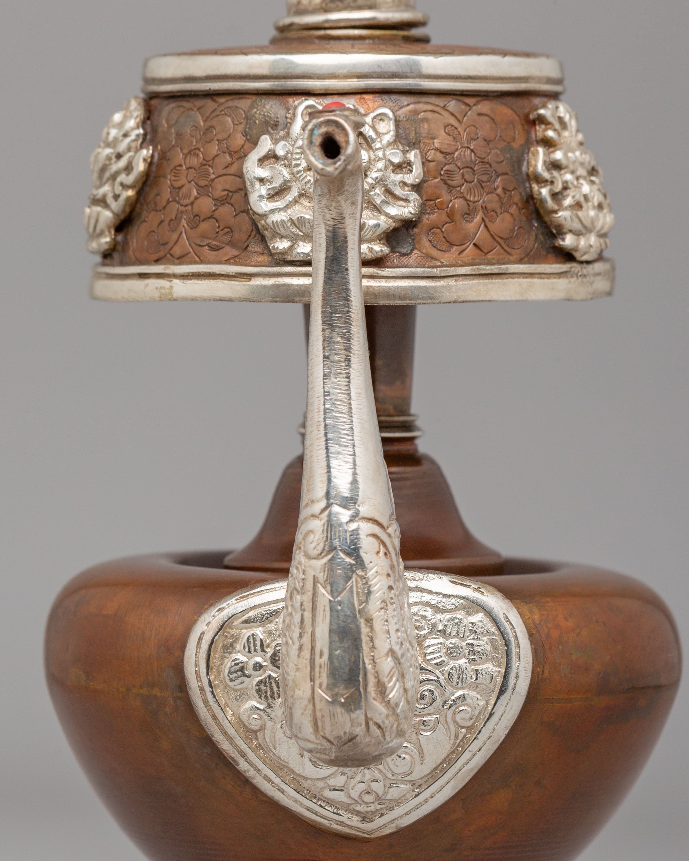 Sacred Himalayan Ceremonial Bhumba | Traditional Ritual Vessel for Puja