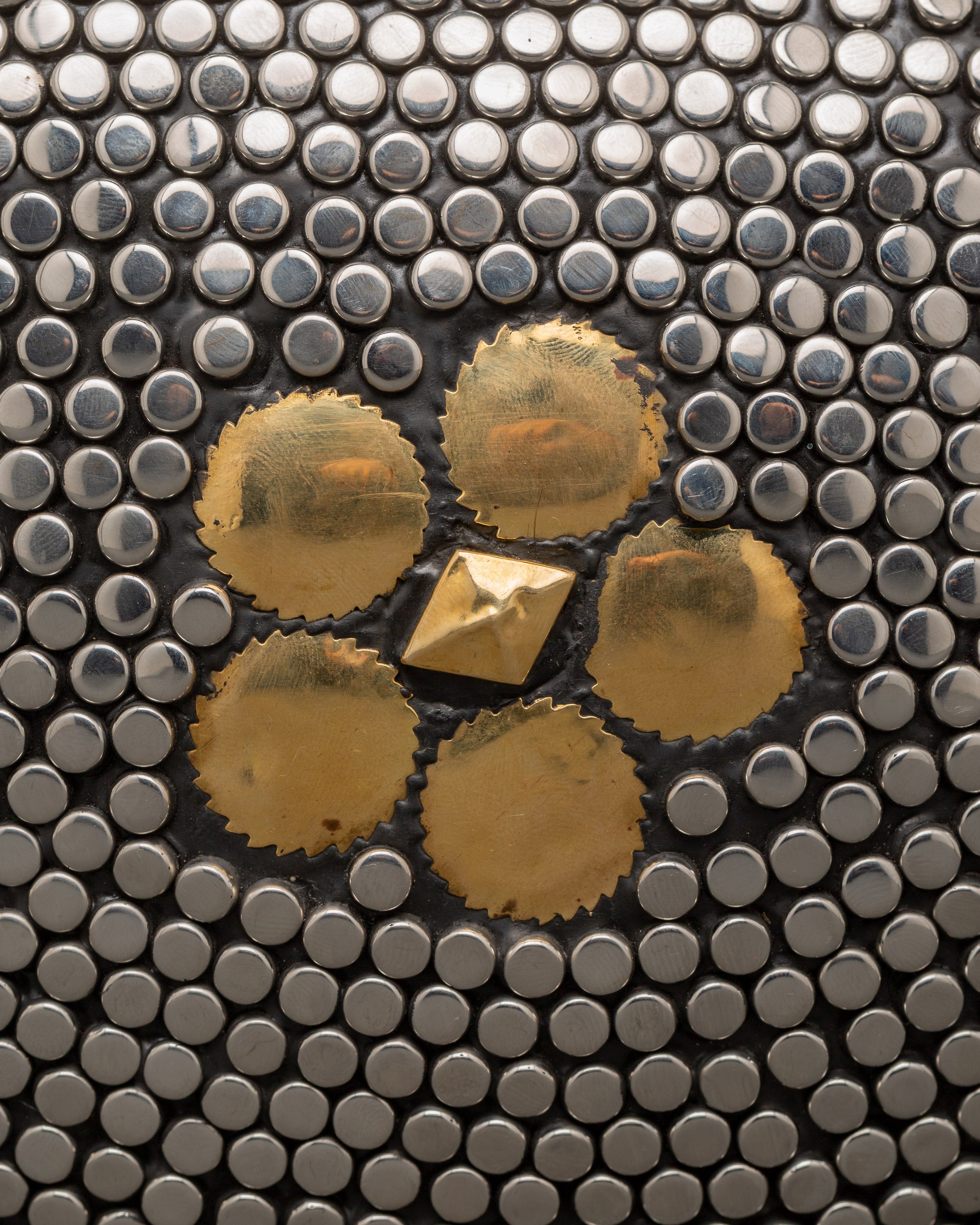 Metal Side Bag with Brass | Handbag for Festival and Daily Wear