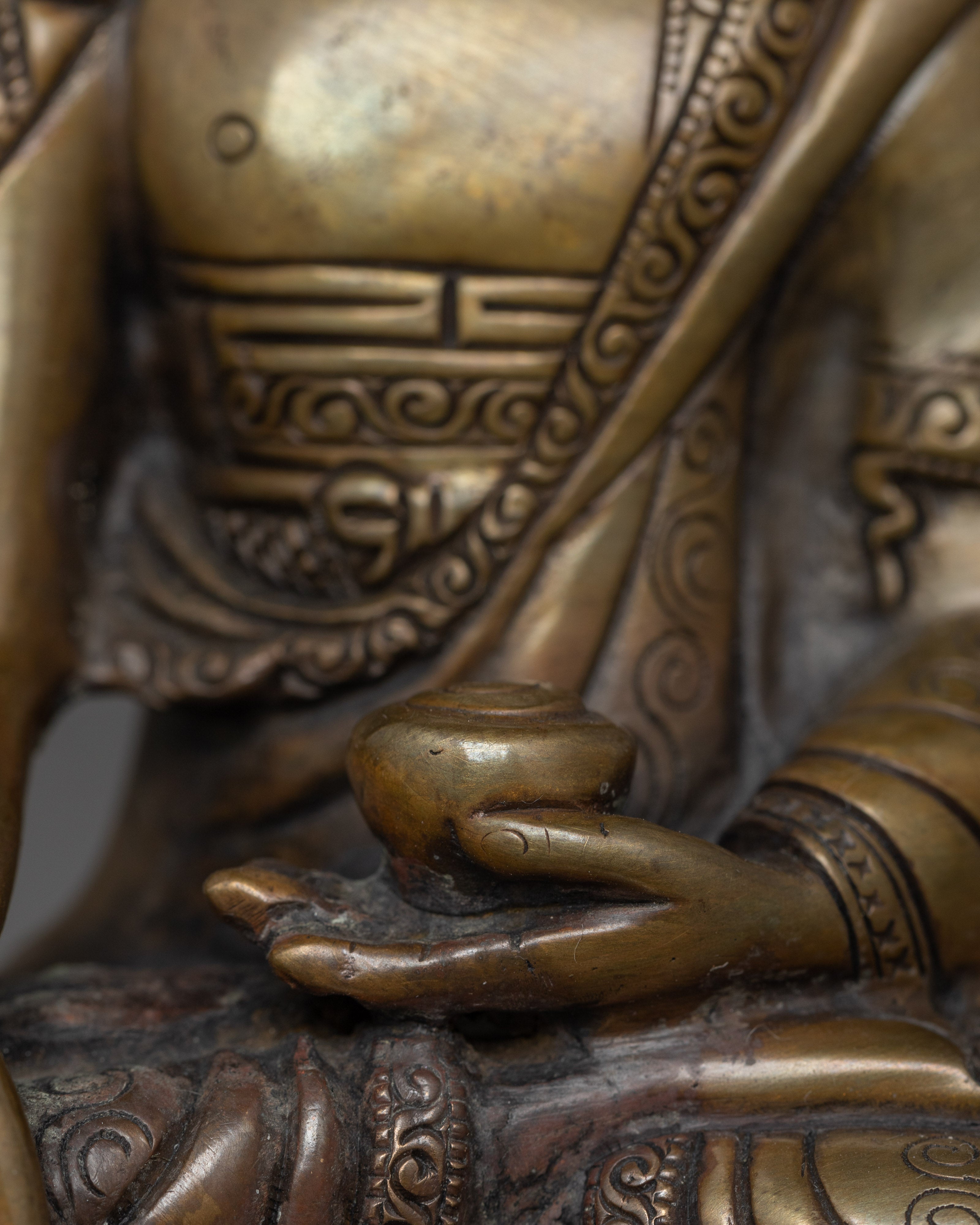 Handcrafted Buddhist Statue of Ratnasambhava | Jewel-Born