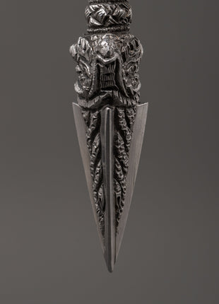 Tibetan Iron Phurba Dagger | Tibetan Buddhist Spiritual Tool