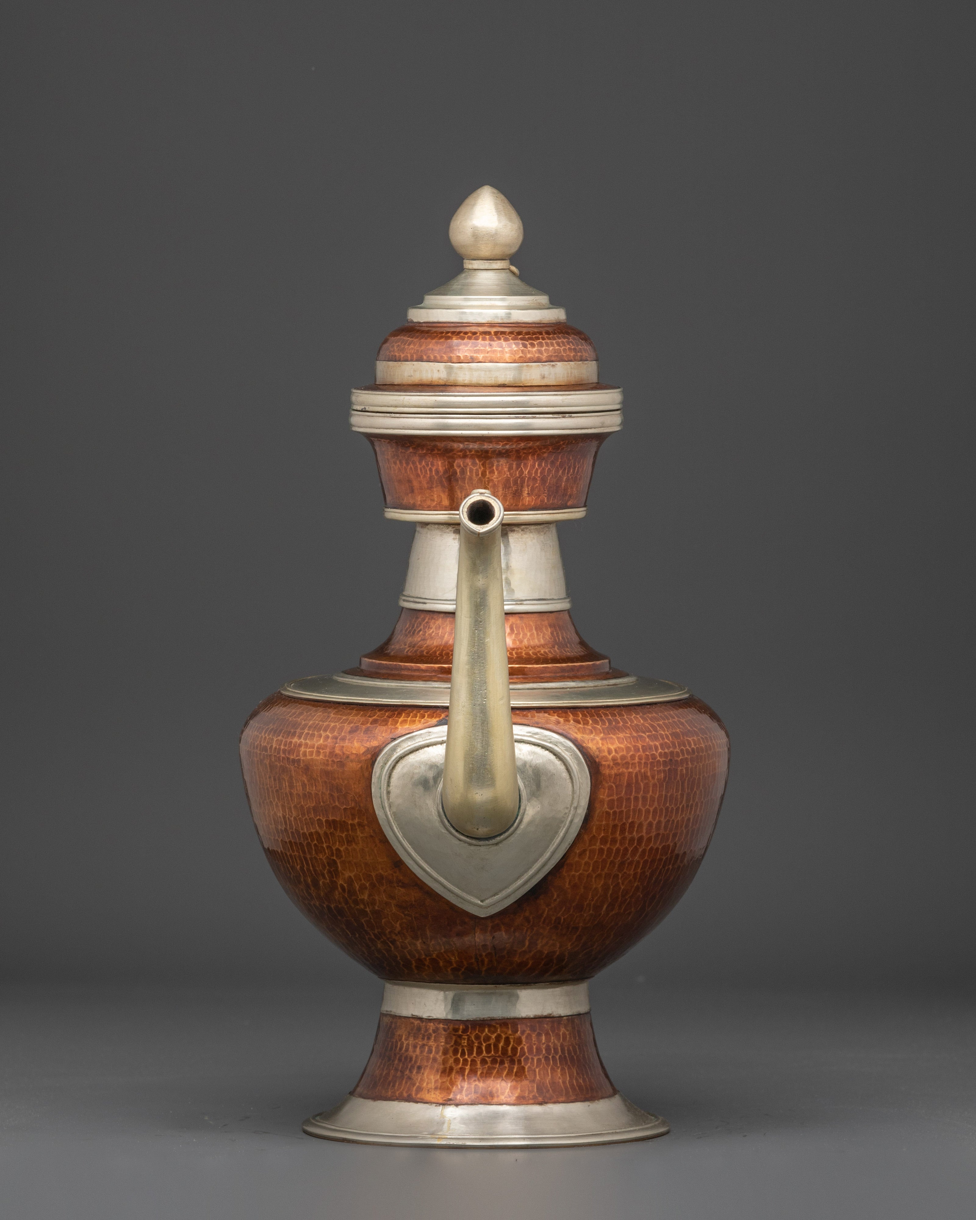 Tibetan Kettle | Silver Plated Teapot