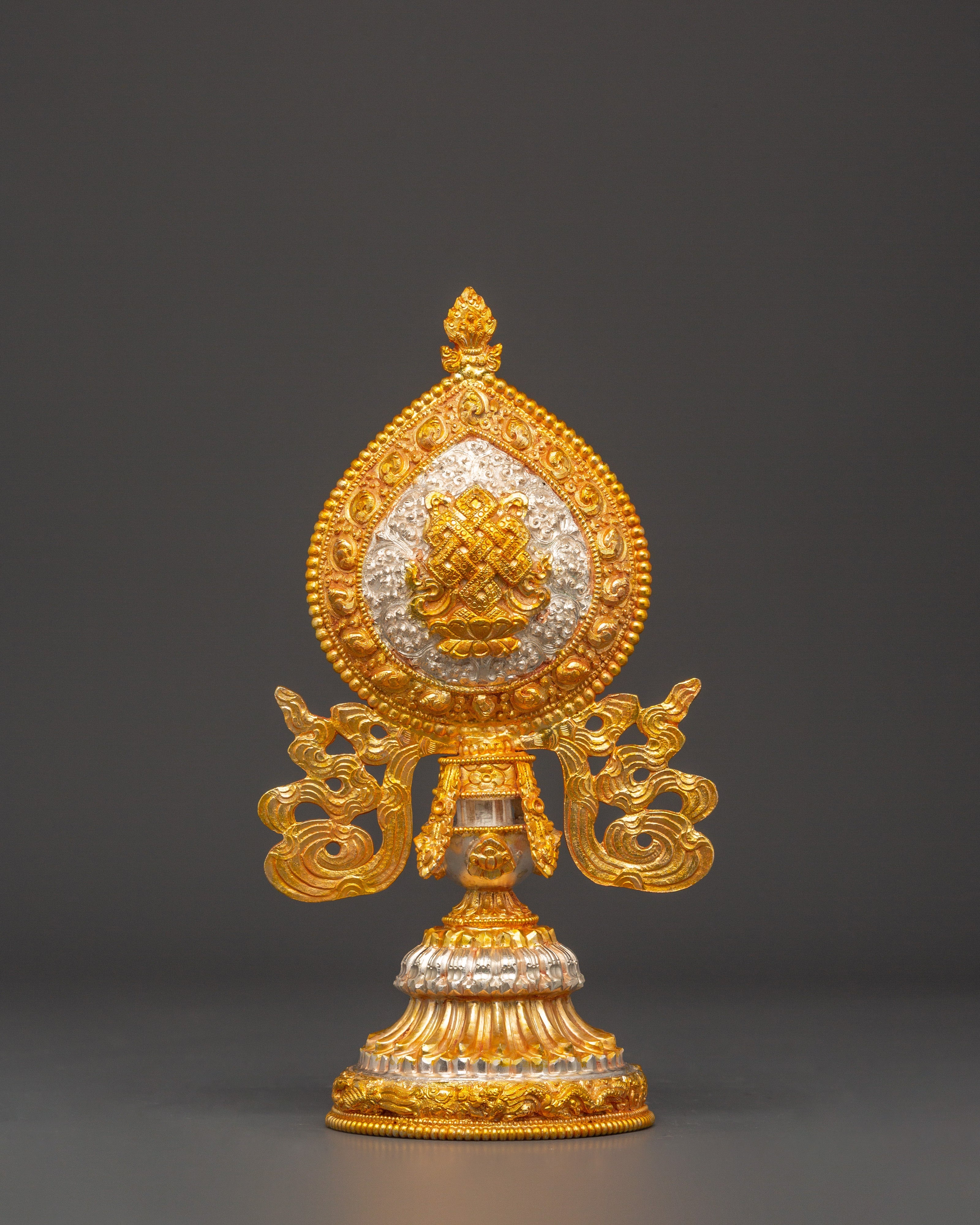 Tibetan 8 Auspicious Signs Set | Gold Buddhist Ashtamangala Symbols