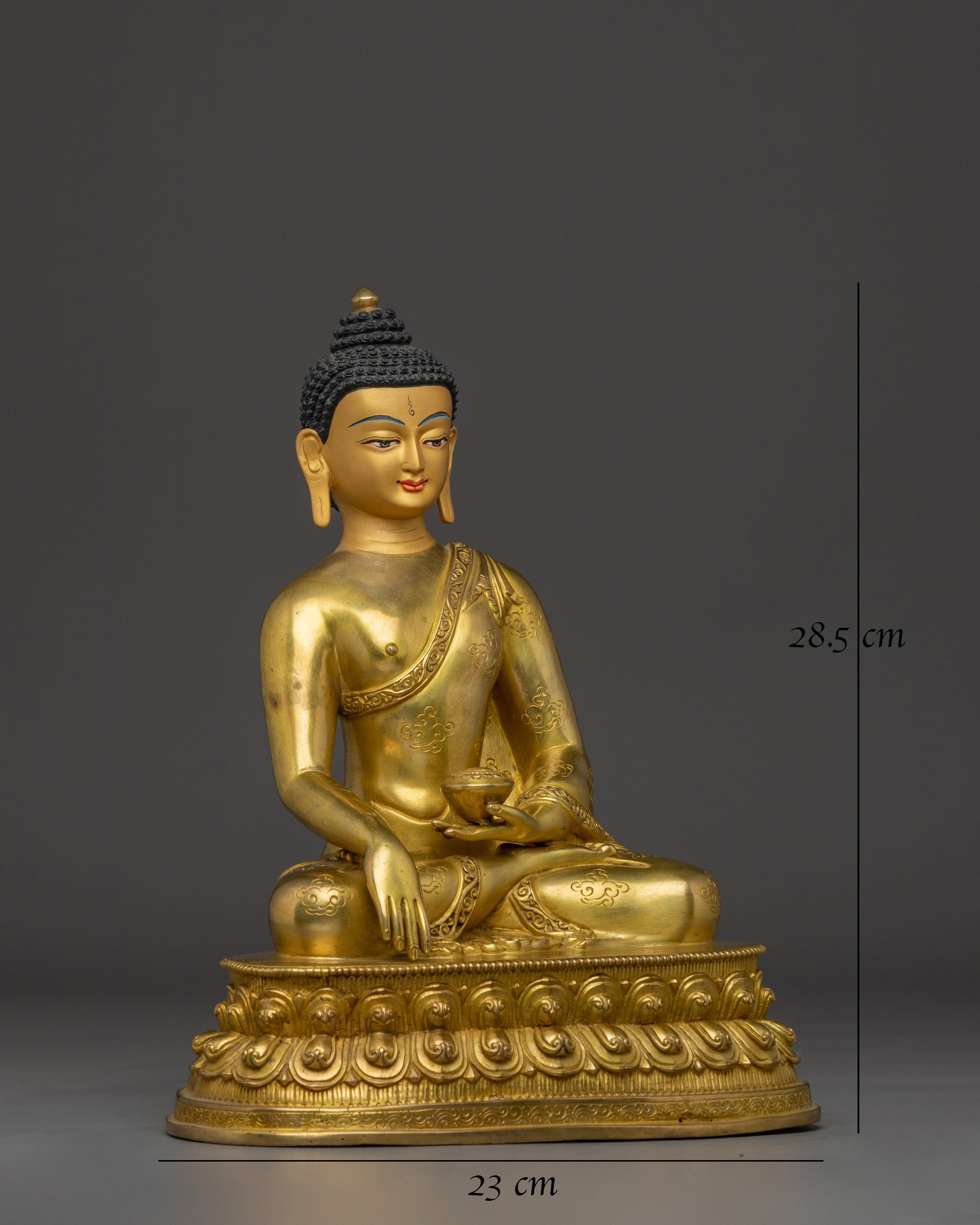 11.2 Inch Tibetan Shakyamuni Buddha Artwork