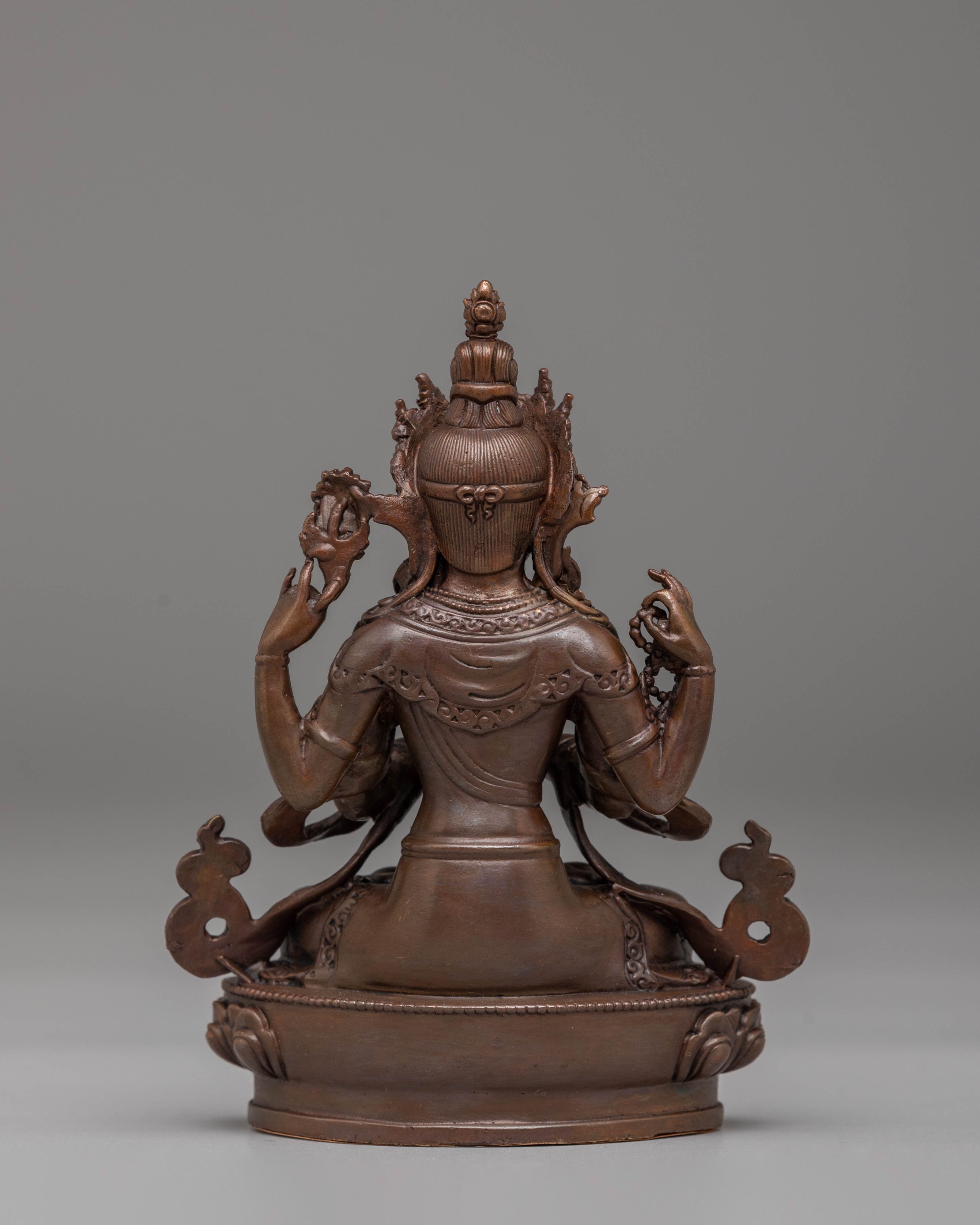 Chenrezig Statue for Meditation | Tibetan Bodhisattva of Compassion