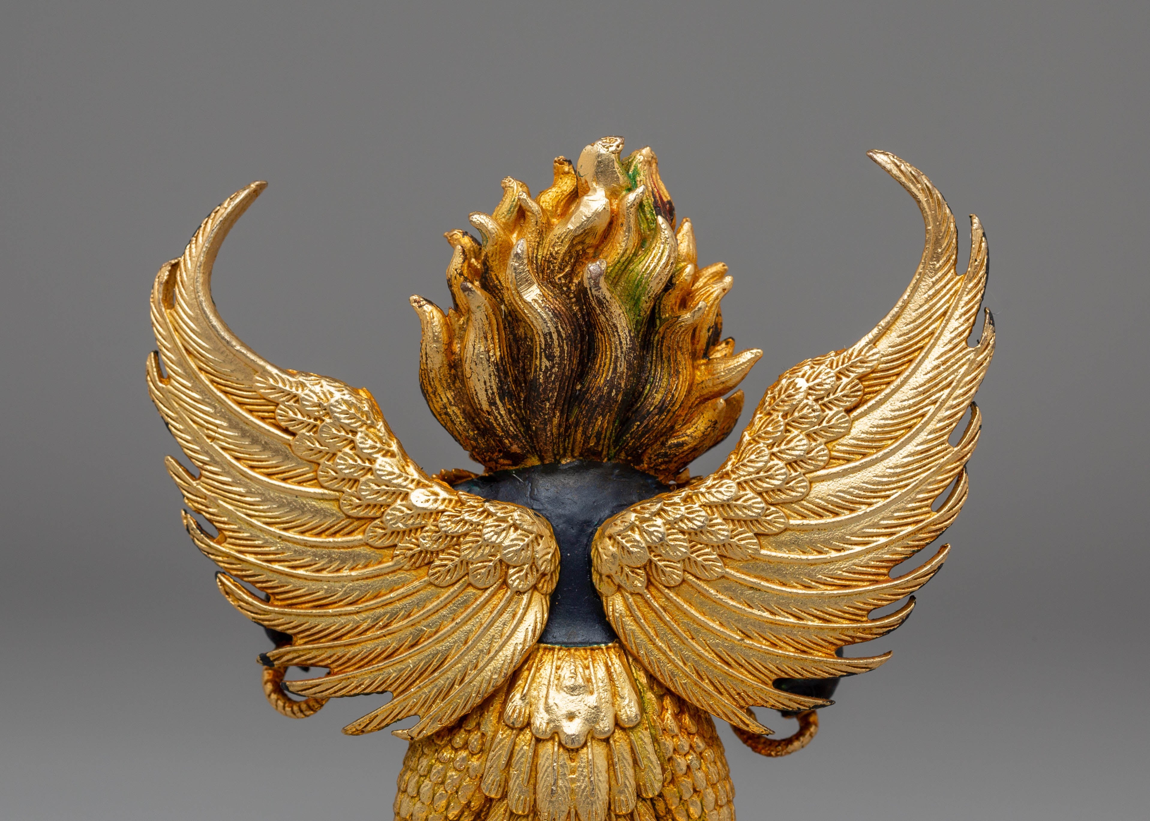 Handcrafted Buddhist Garuda Sculpture | Divine Protector Against Negativity