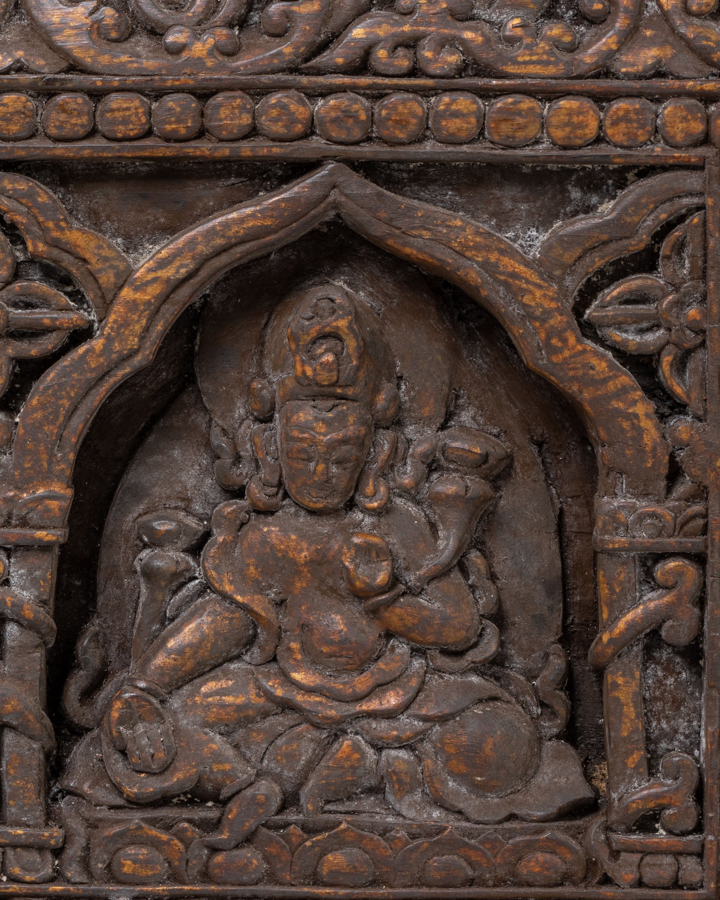 Handcrafted Buddhist Deities Book Cover | Spiritual Decor