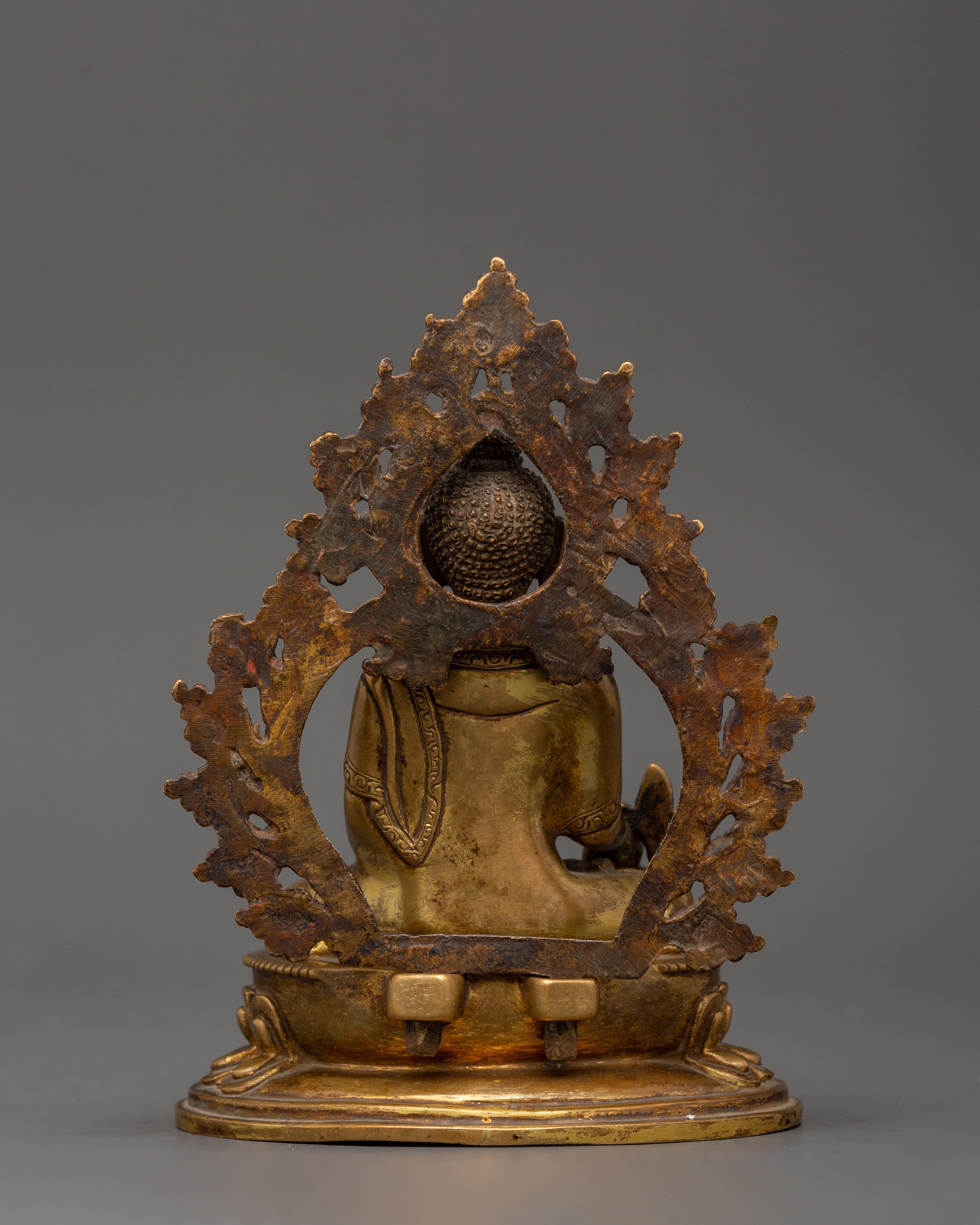 Medicine Buddha in copper | Spiritual Energy Decor