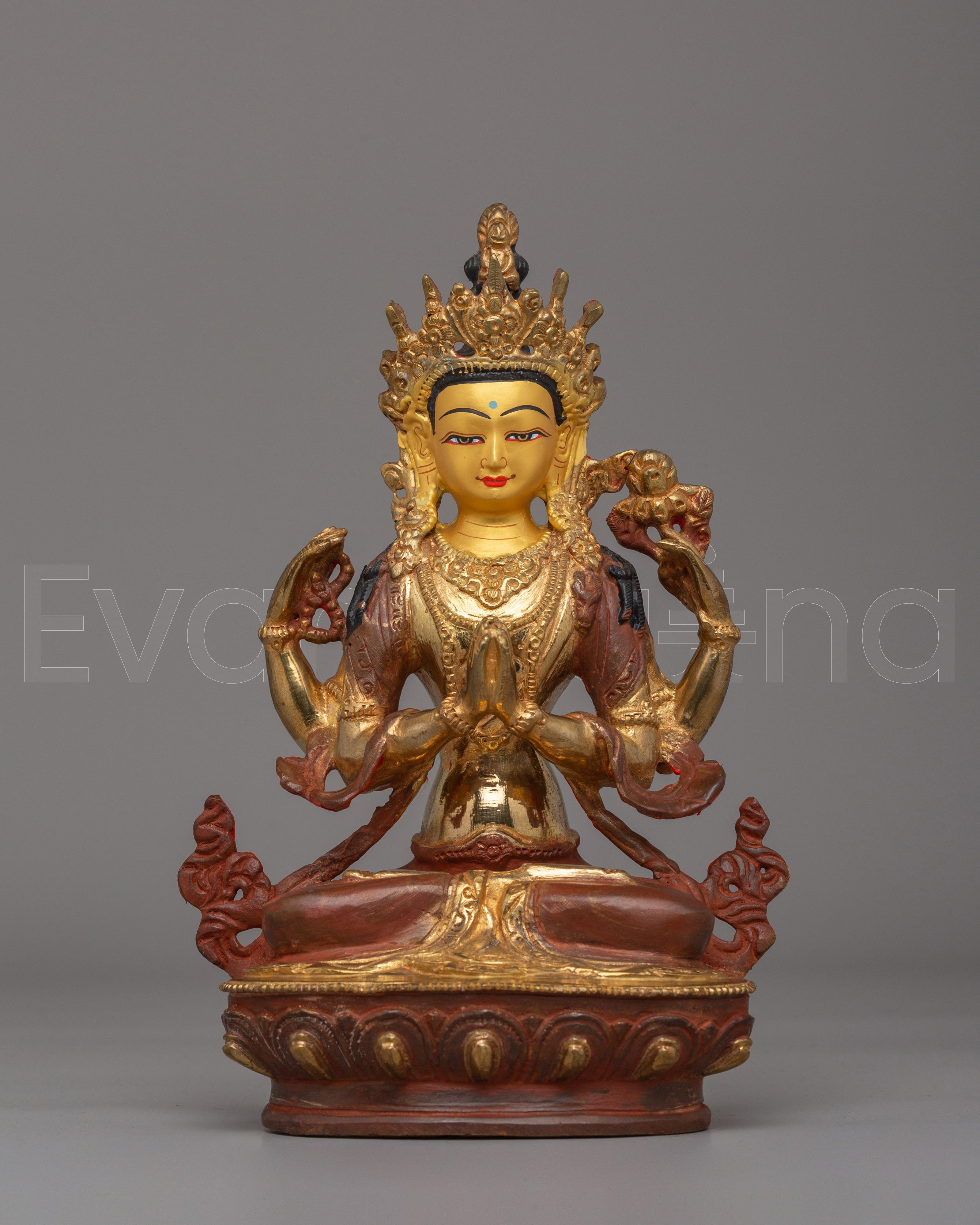 Sacred Chenrezig Statue for Altar 