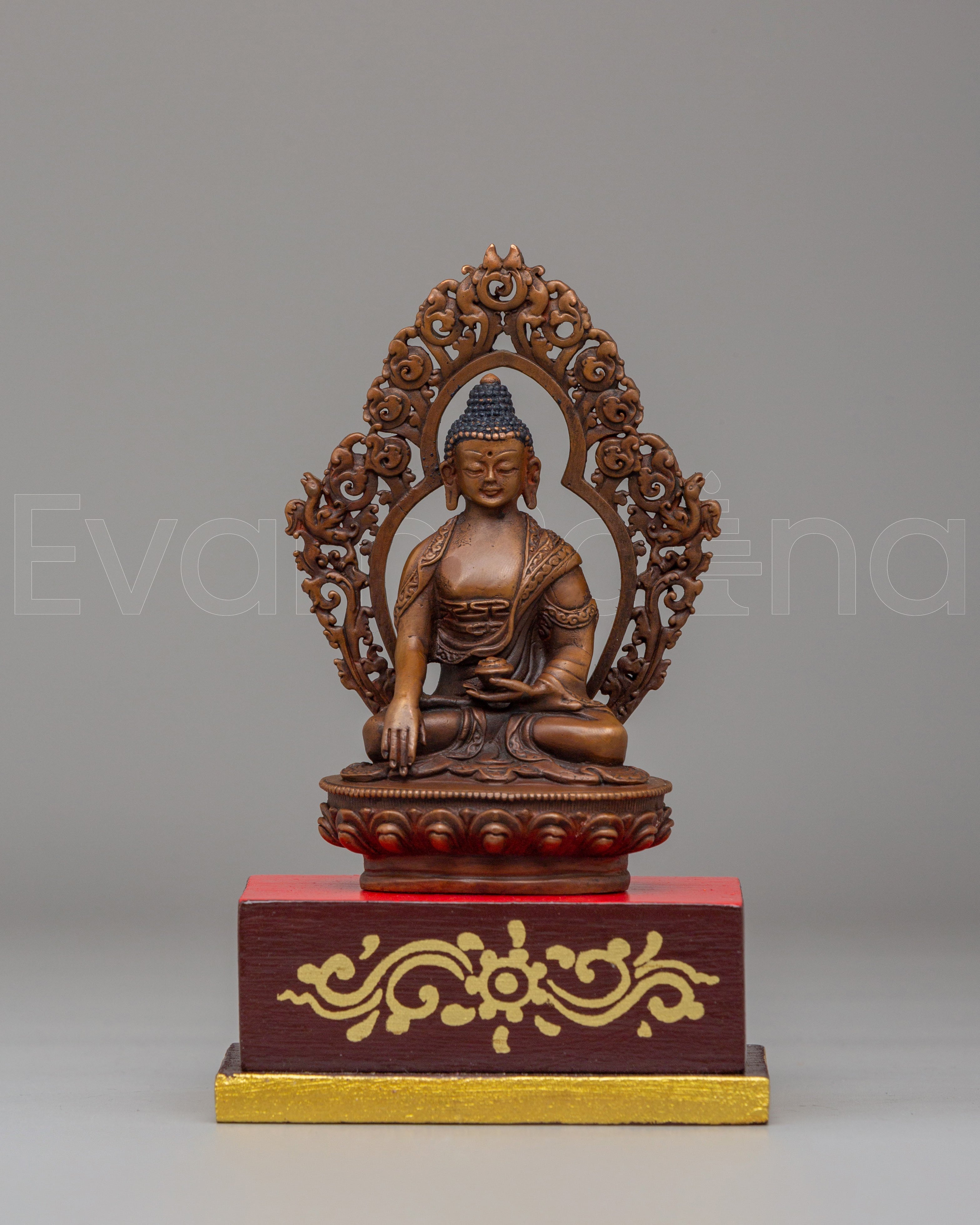 Tibetan Shakyamuni Buddha Deity Figurine 