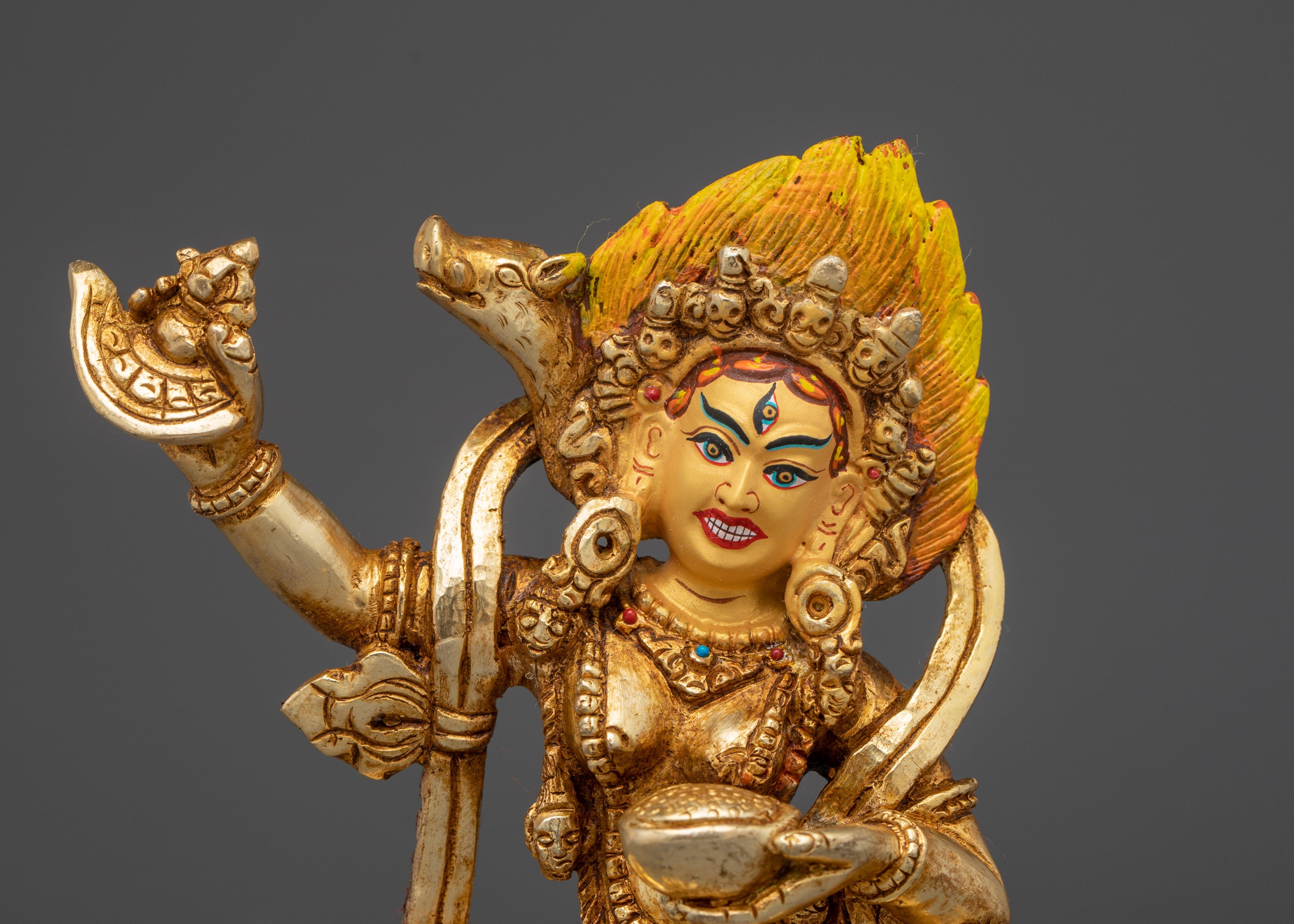 Handcrafted Vajravarahi Statue | Tibetan Buddhist Goddess Sculpture