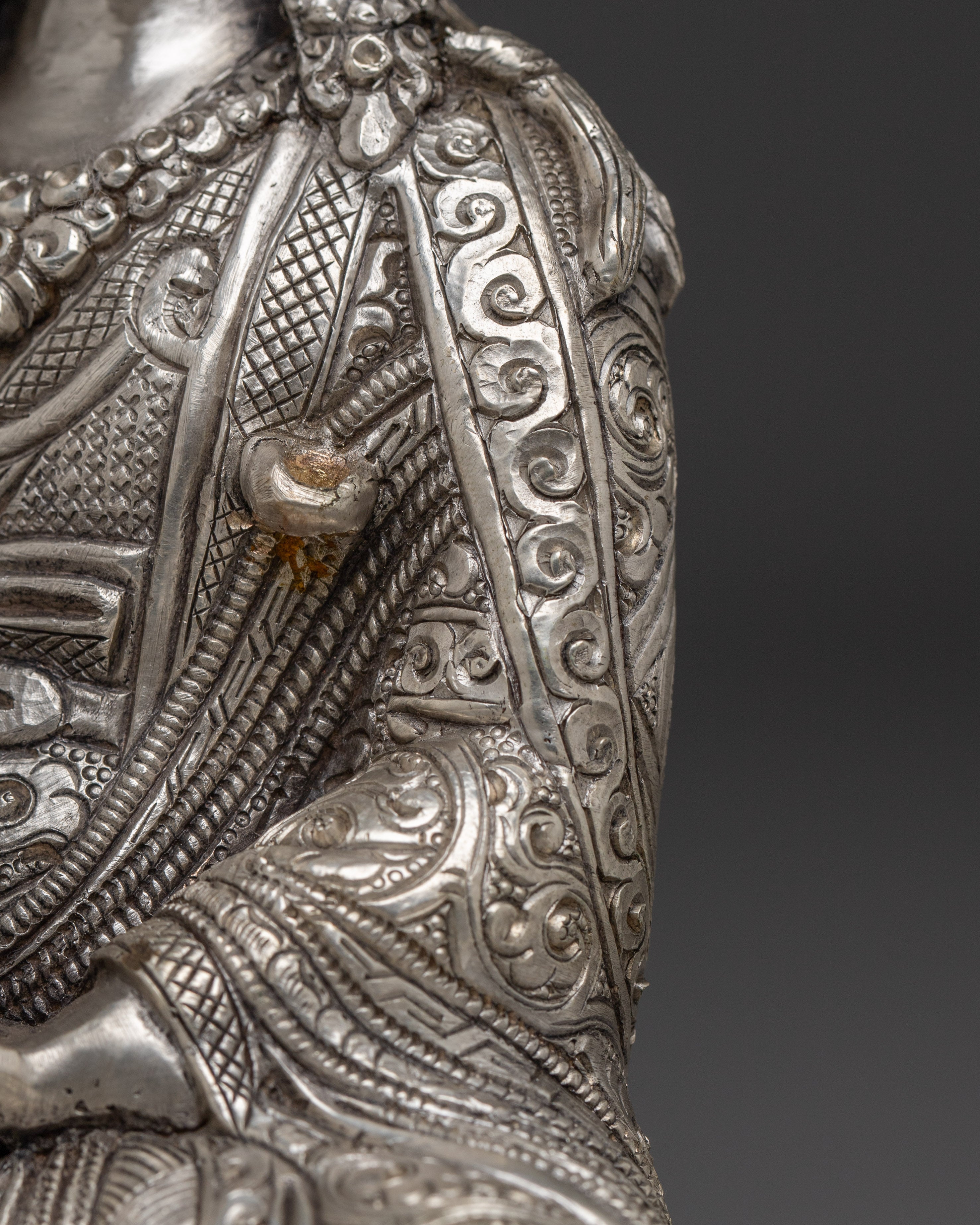 Nepalese Spiritual Statue of Guru Rinpoche | Padmasambhava Deity