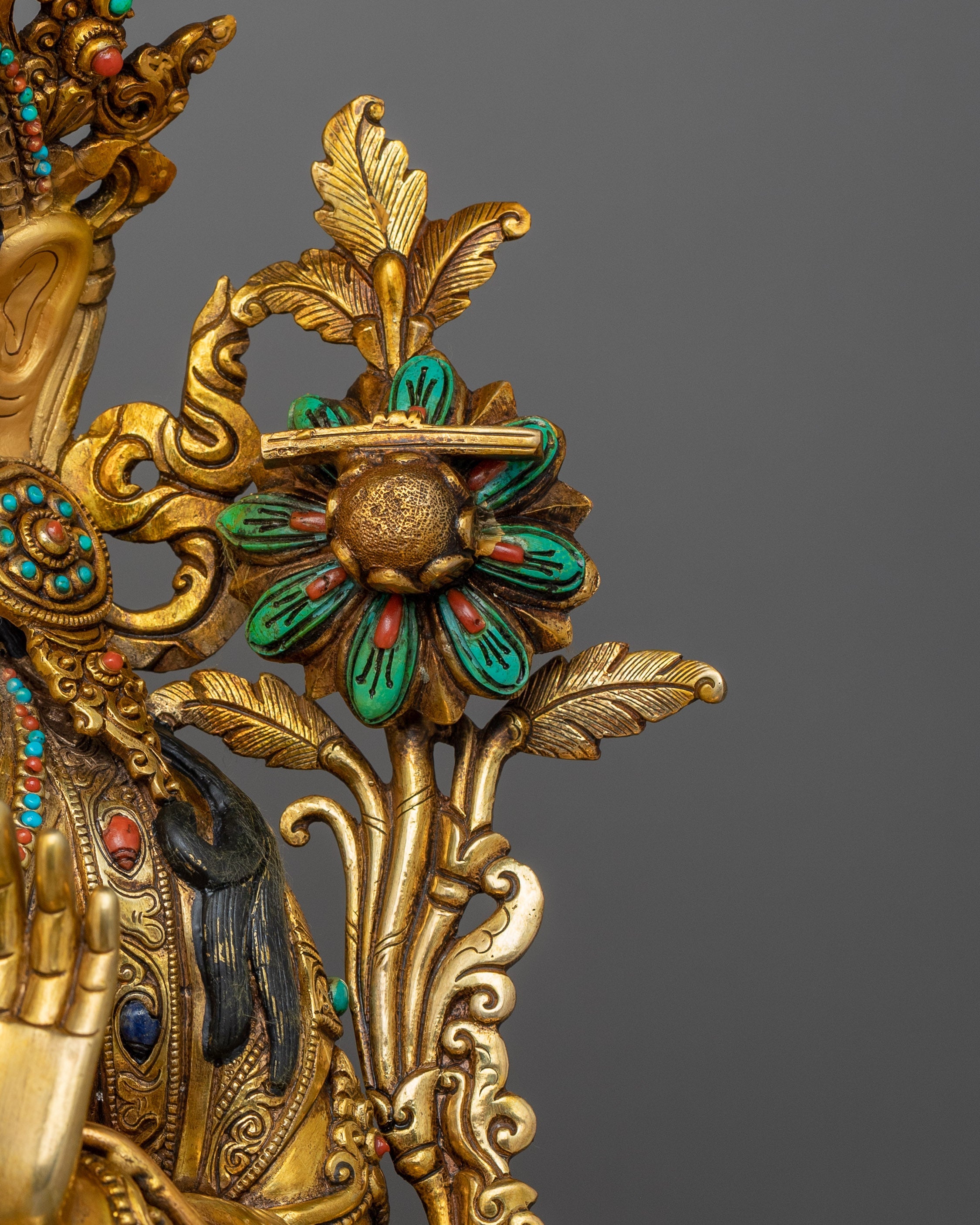 Himalayan Sculpture Of Manjushri | Lord of Speech