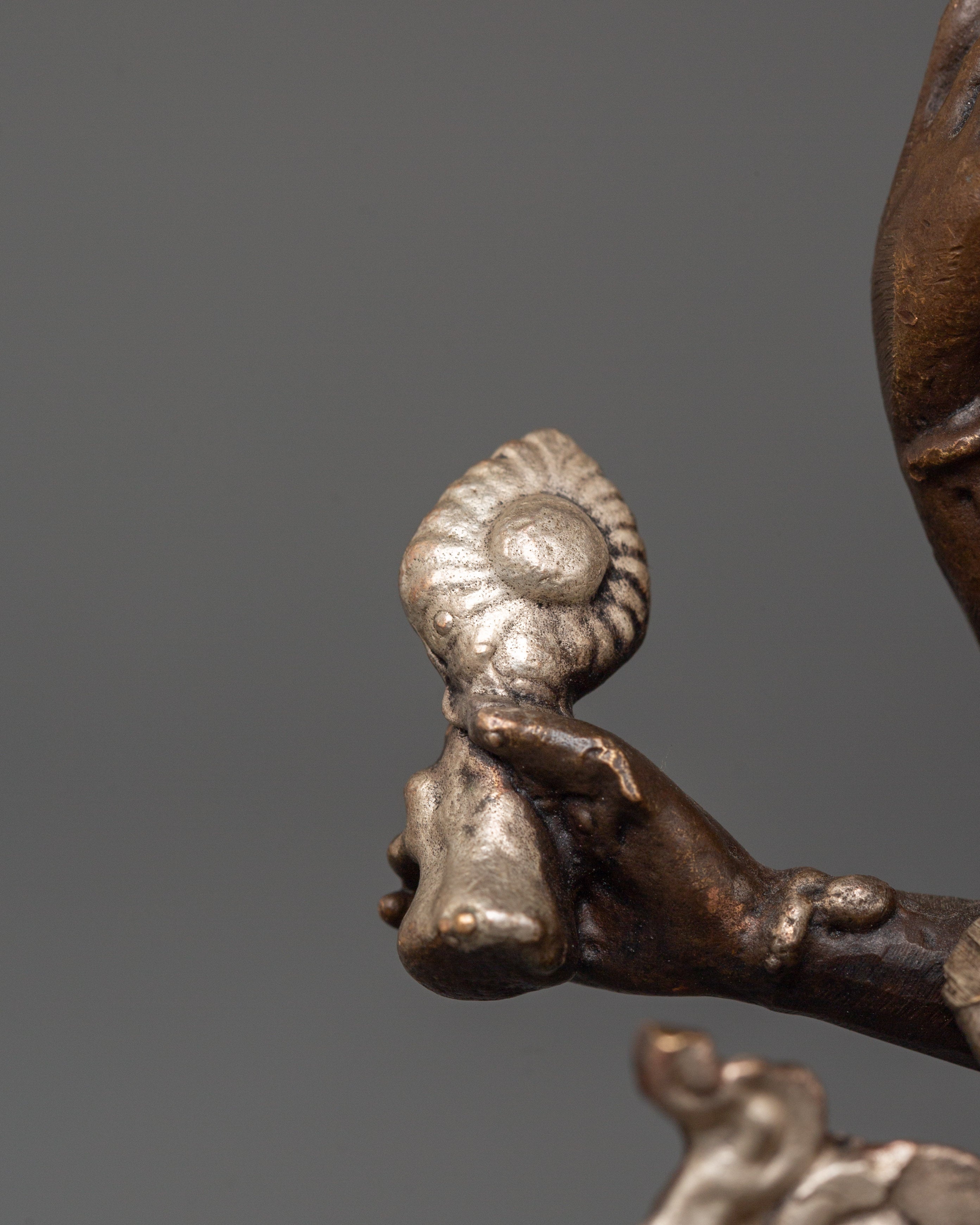 Vasudhara Tibetan Buddhist Sculpture | Goddess of Abundance & Wealth