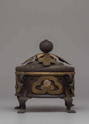 Handcrafted Iron Incense Burner