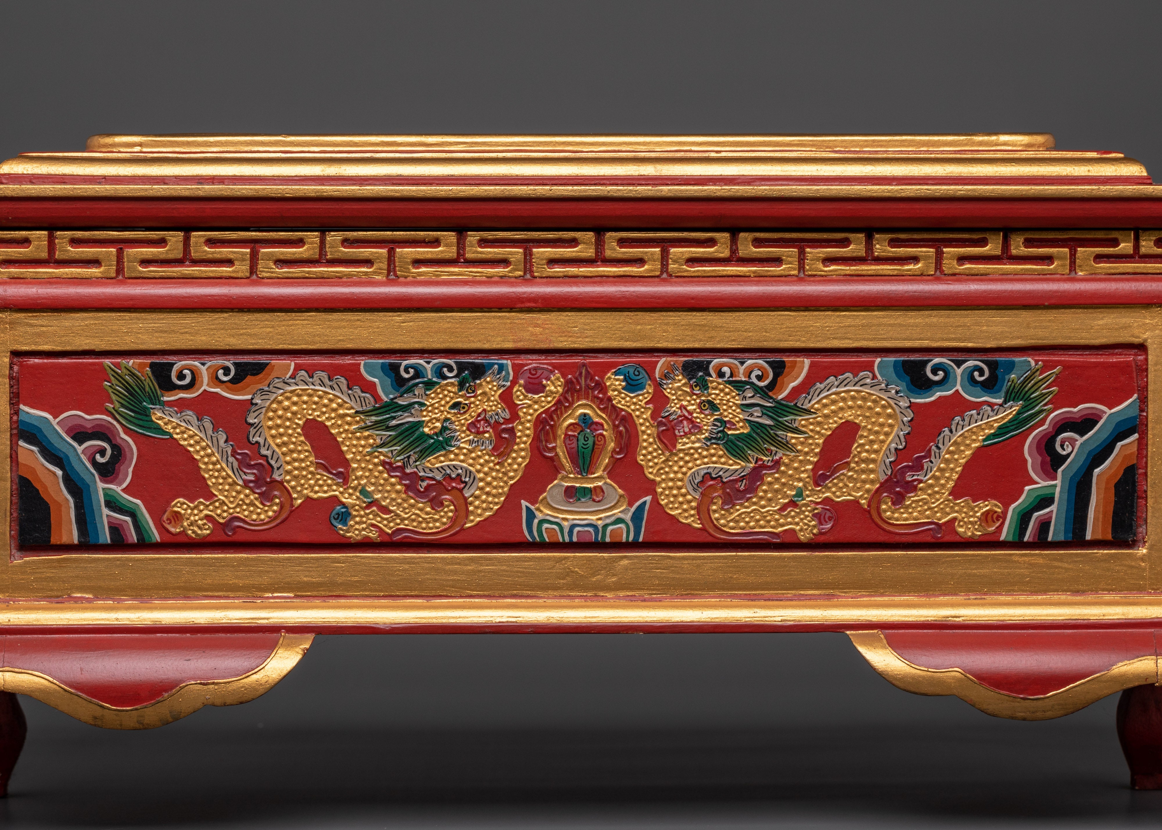 Tibetan Wooden Incense Burner | Buddhist Alter