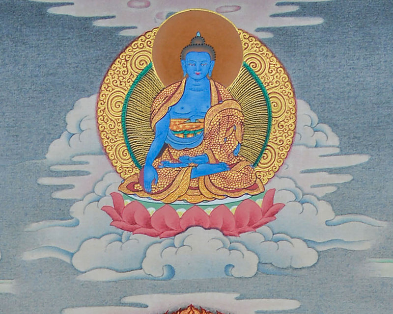 Hand-Painted Hevajra Thangka for Home Deco | A Great Compassion of Vajrayana Buddhism | Nepal Art