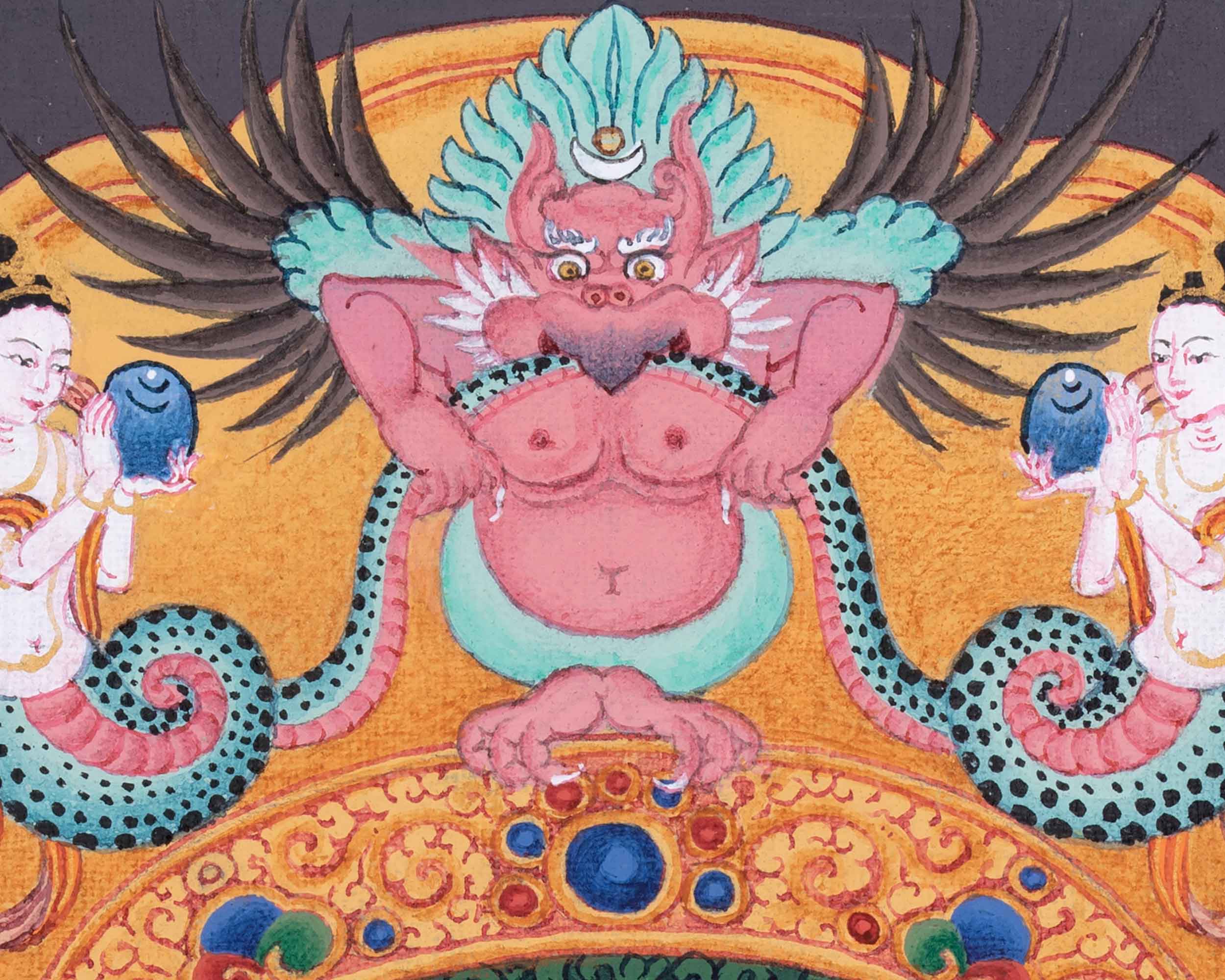 Enchanting Vajrayogini Thangka Art for Spiritual Awakening |  Traditional Tibetan Artwork