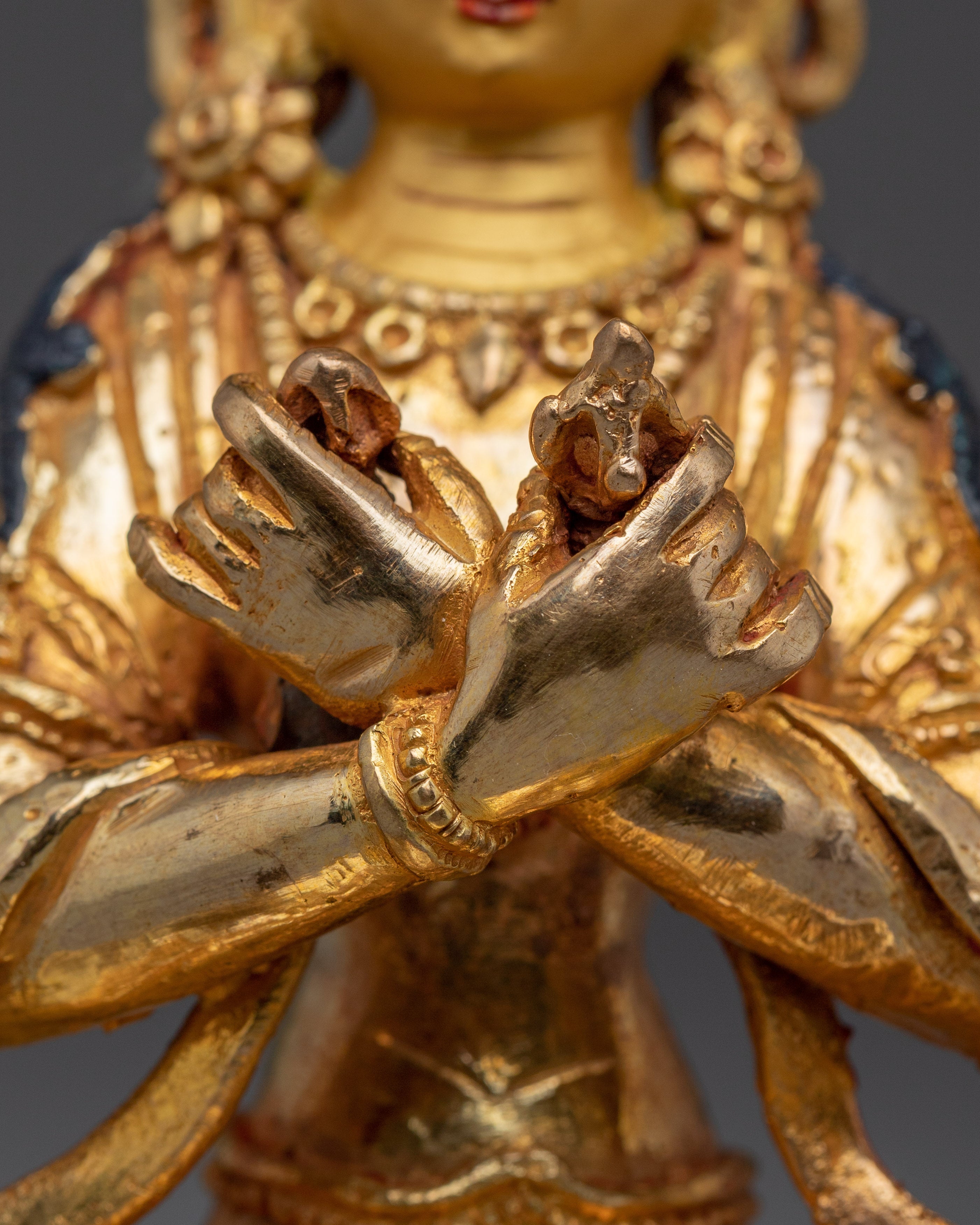 Vajradhara with Bell and Vajra Statue | The Primordial Buddha