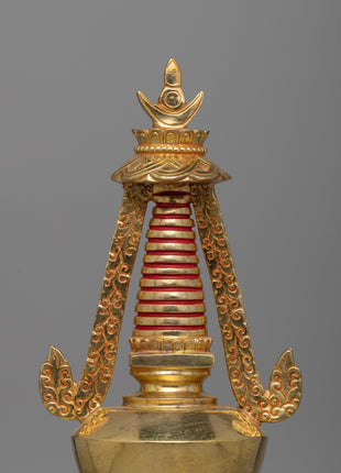 Handcrafted Sacred Buddhist Stupa | Buddhist Decor for Blessings and Enlightenment