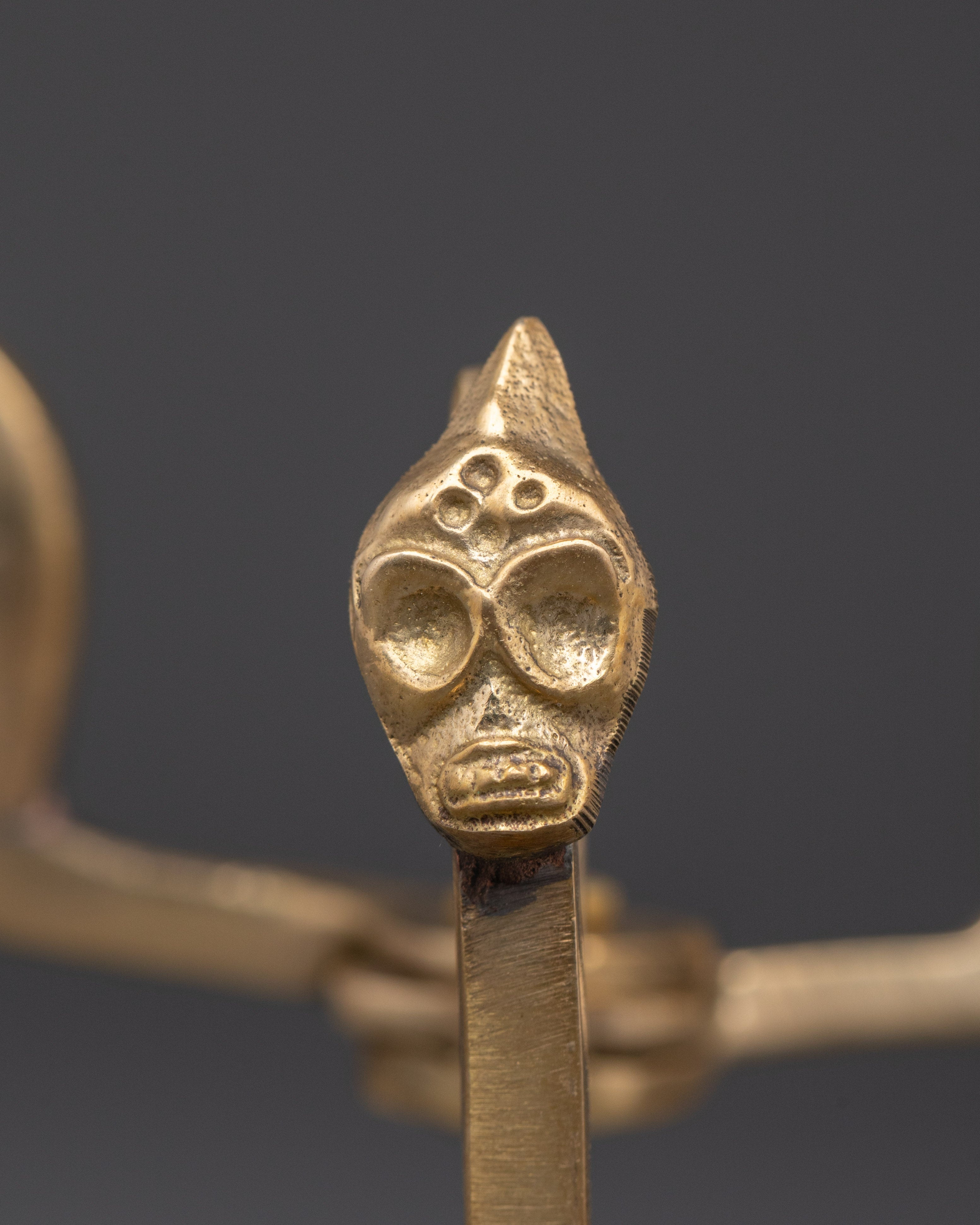 Brass Kapala Stand | Kapala Holder