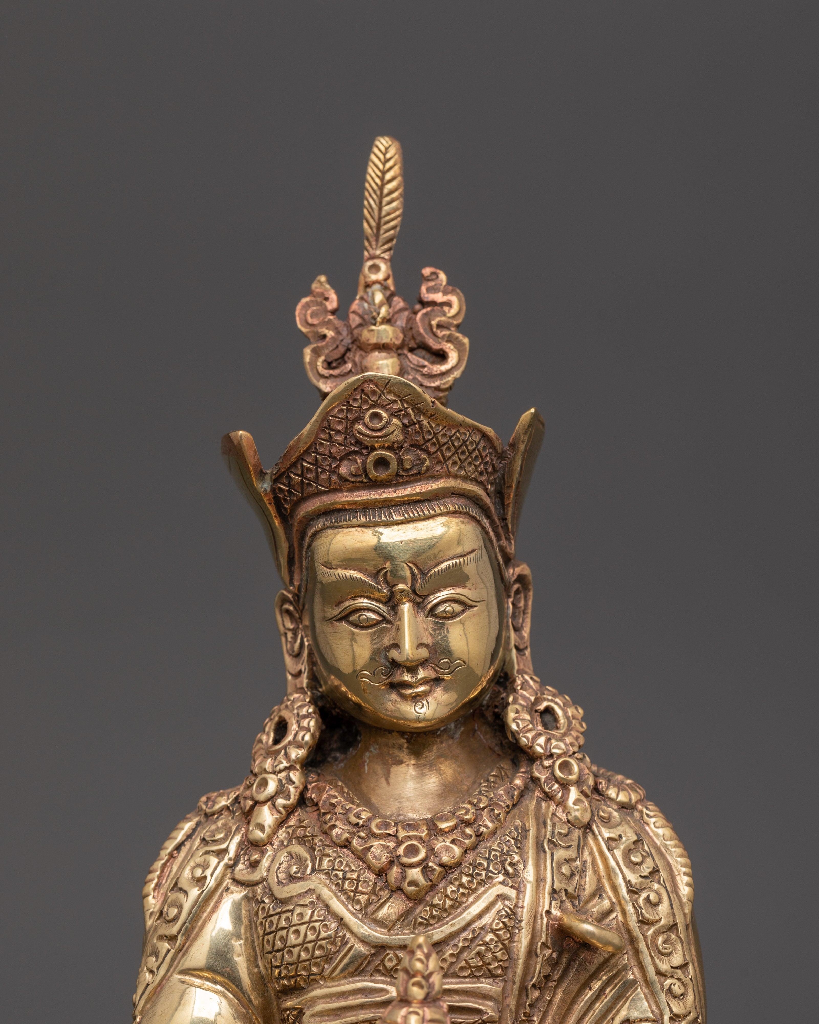 Guru Rinpoche Buddhist Tantric Deity | Padmasambhava Tibetan Sculpture