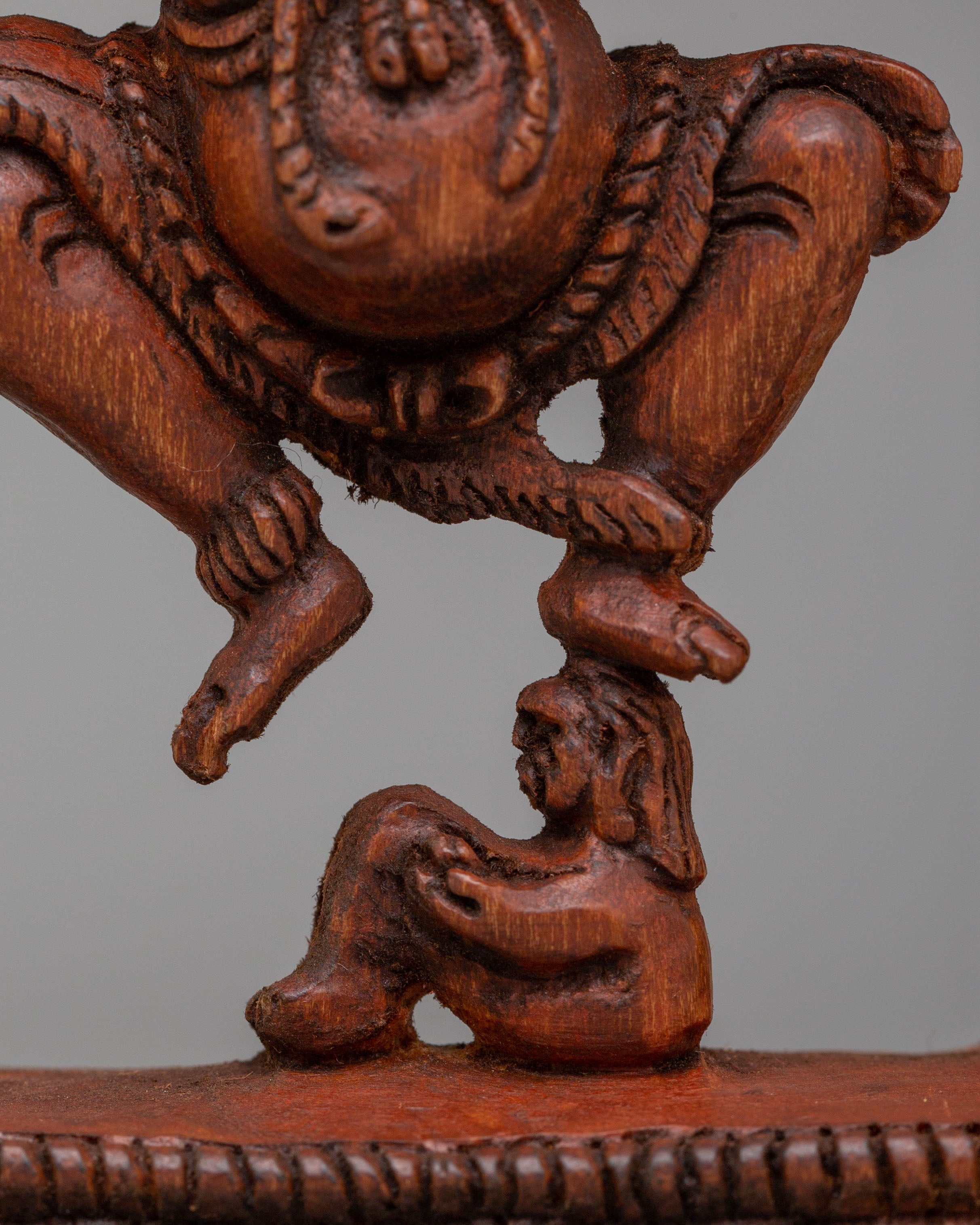 Handcrafted Buddhist Garuda Statue | Sacred Protector Deity Figurine for Altar Decor