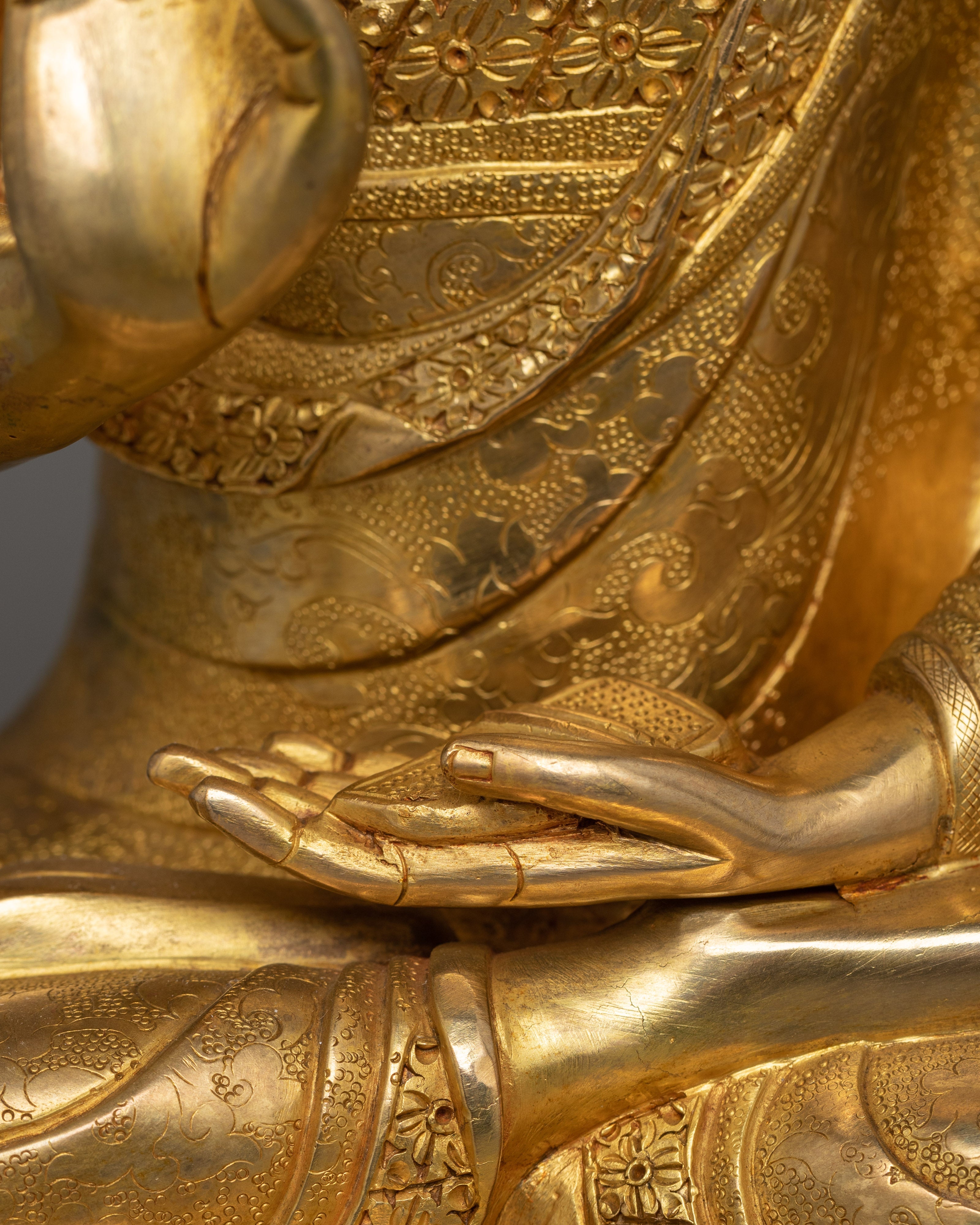 Himalayan Statue Set of Tsongkhapa | The Embodiment of Compassion and Wisdom