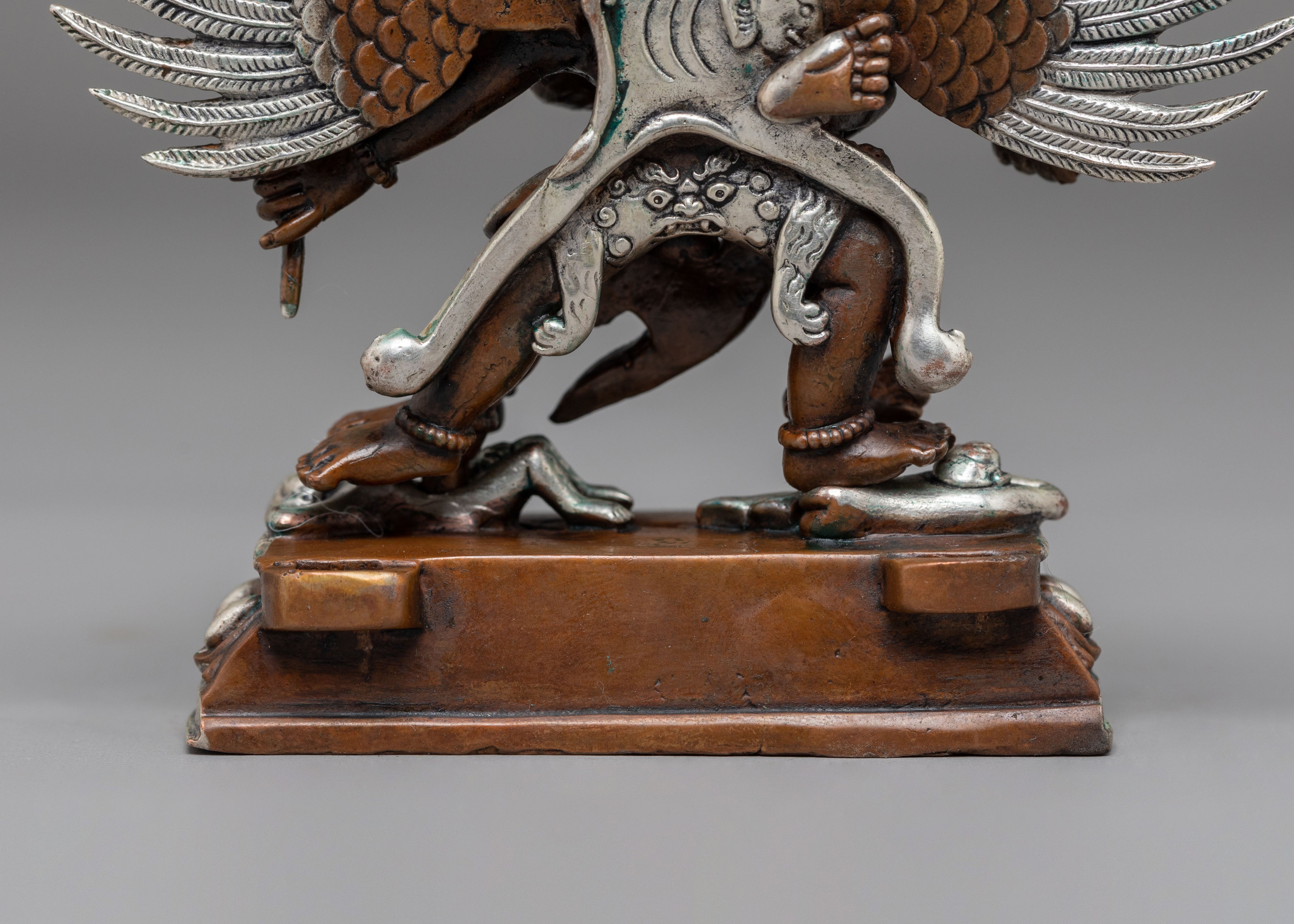 Handmade Vajrakilaya Buddhist Statue | Tibetan Wrathful Deity Sculpture