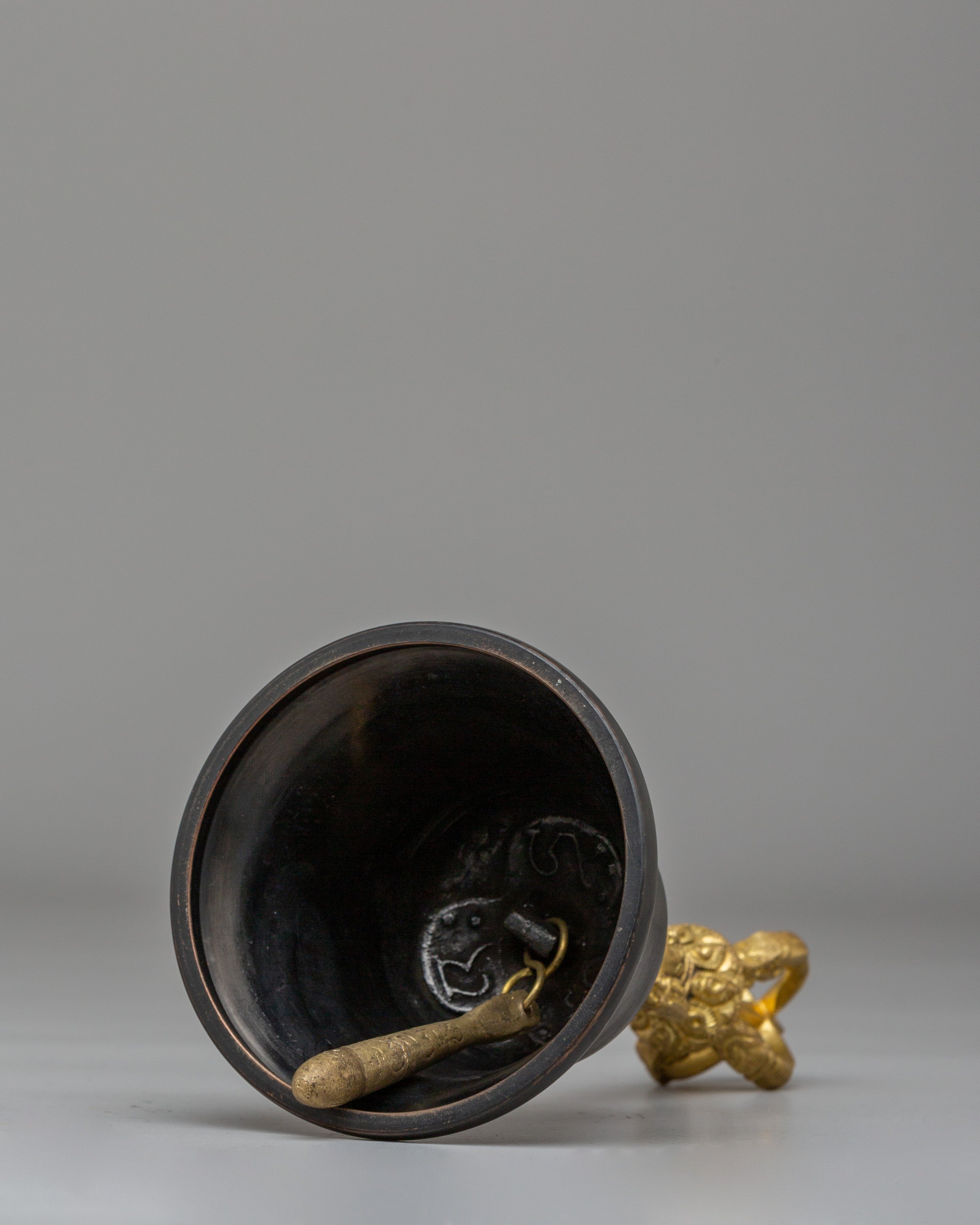 Traditional Tibetan Ritual Vajra and Bell Set | Sacred Meditation Tools