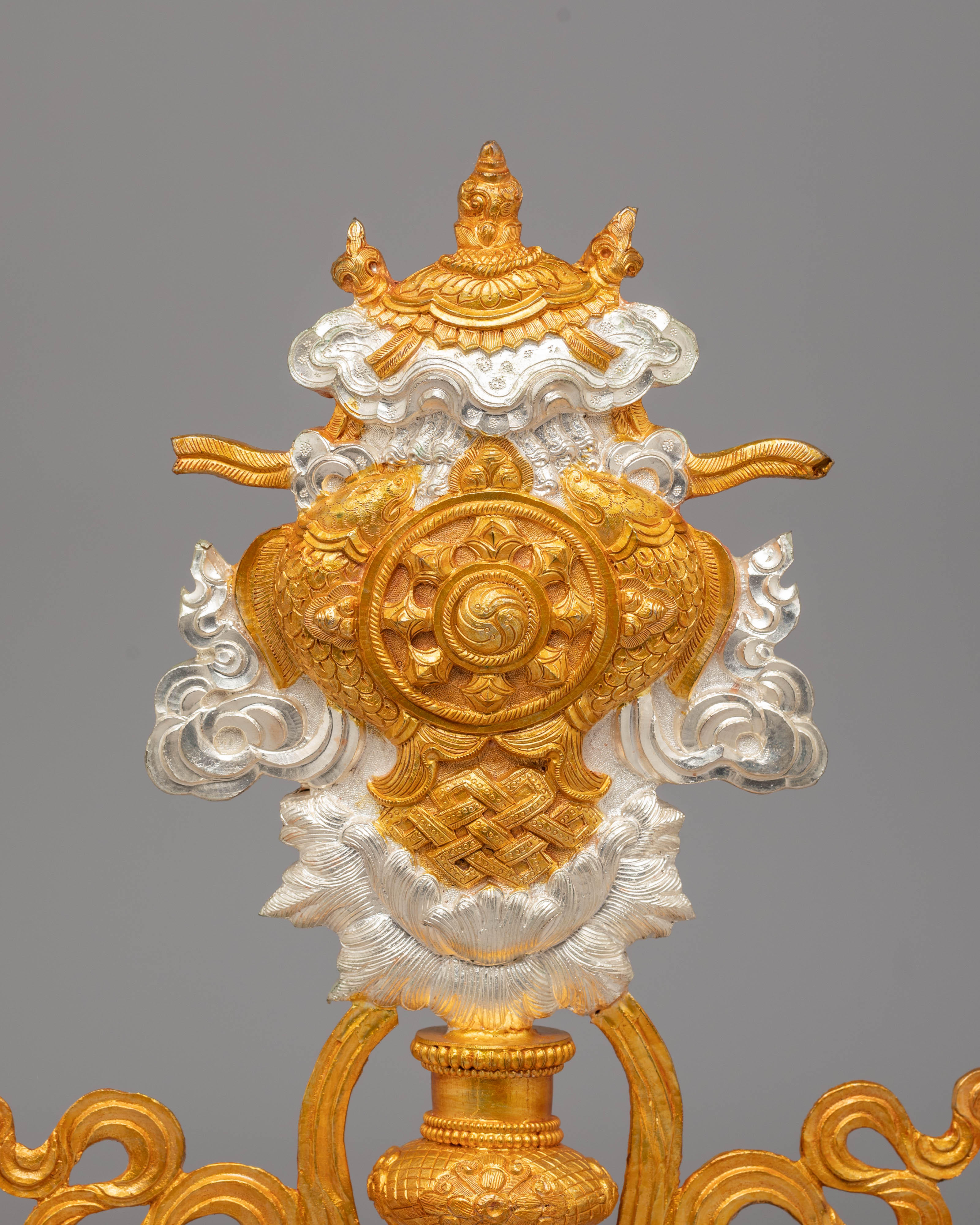 Handmade Buddhist Ritual Auspicious Symbols | Tibetan Symbolic Artwork