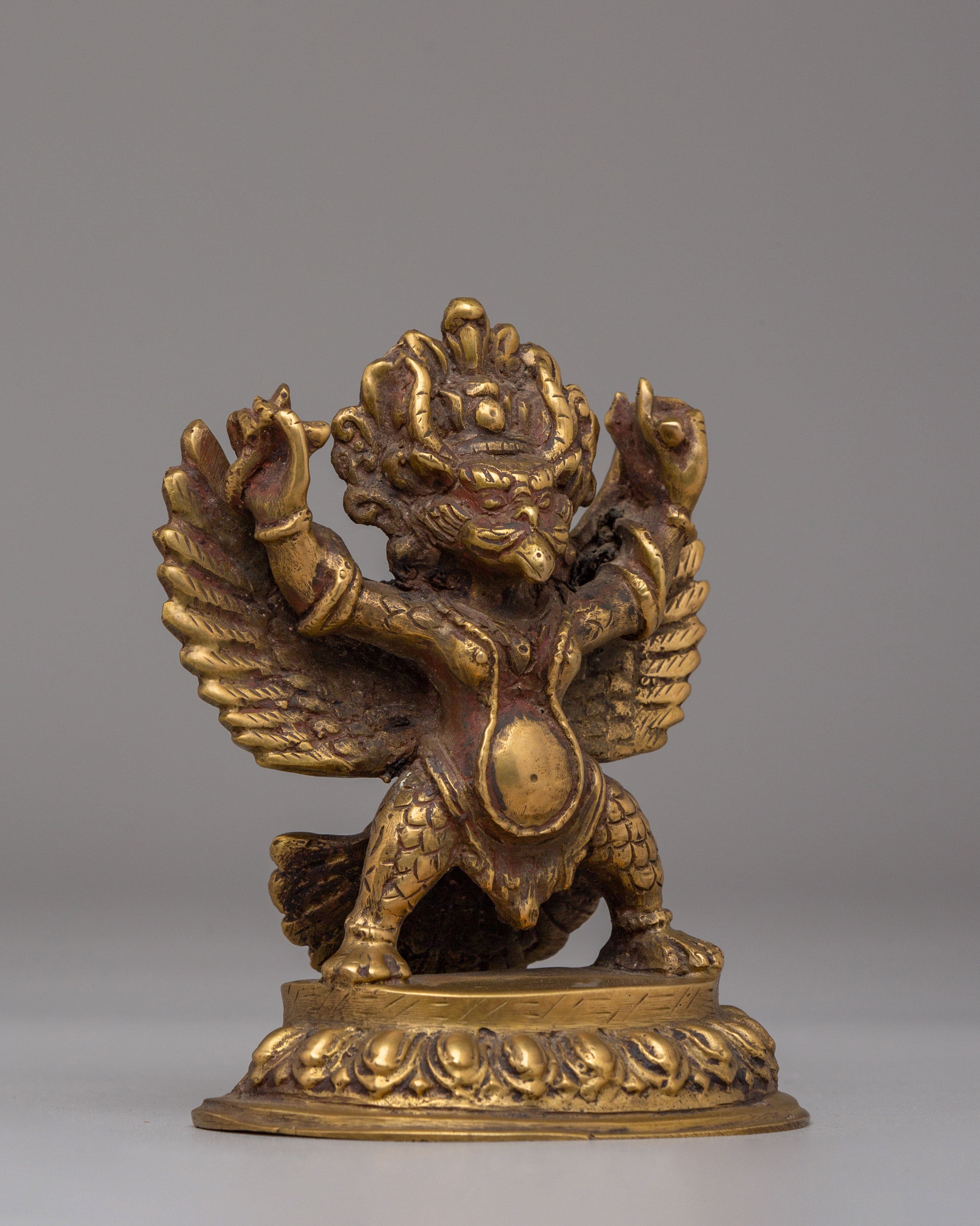 Himalayan Garuda Statue for Shrine | Handcrafted Spiritual Decor