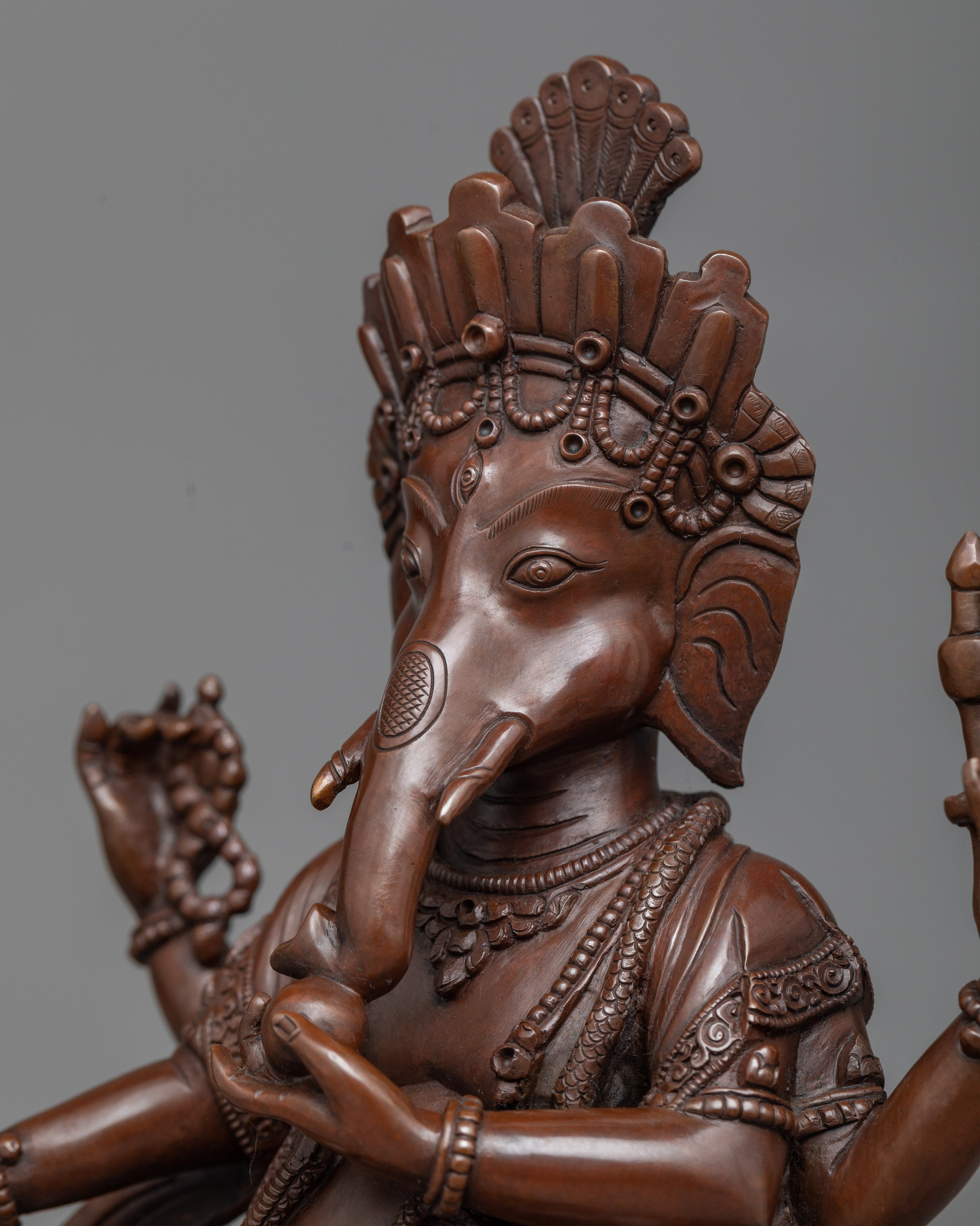 Traditional Ganesha Idol | Embodiment of Wisdom and Prosperity