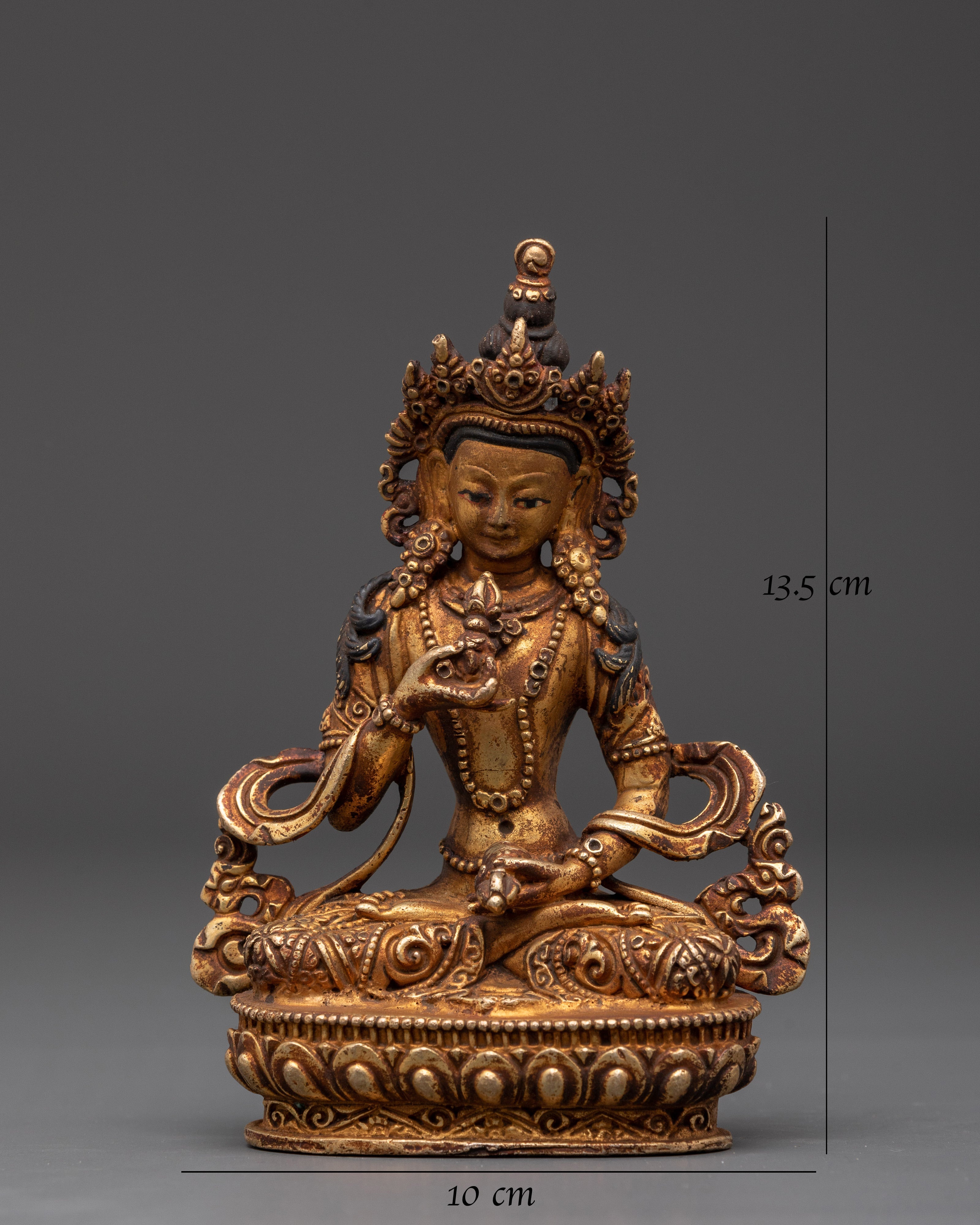 Seated Vajrasattva Statue | Tibetan Buddhist Meditation Sculpture
