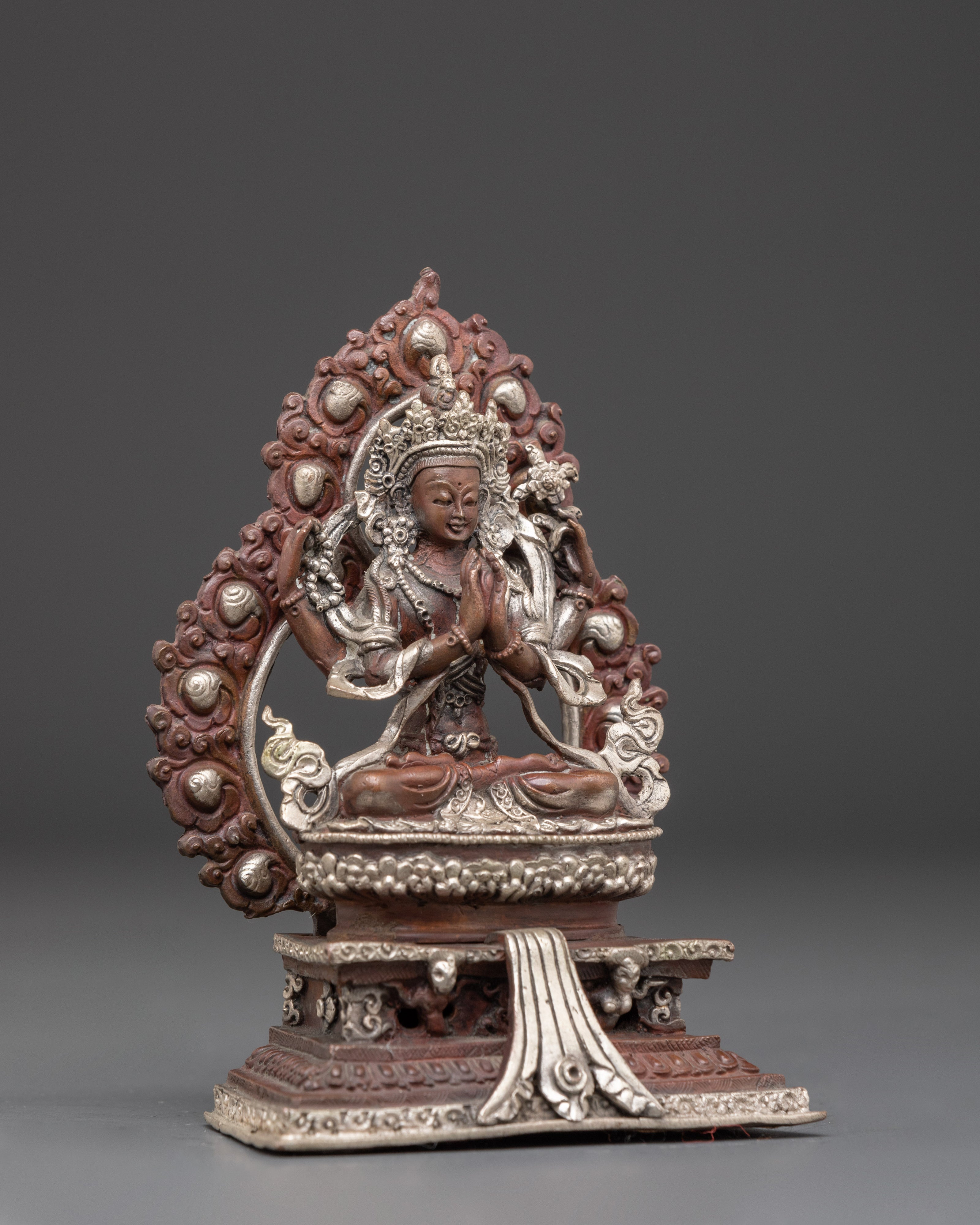 Four Armed Chenrezig Sculpture | Bodhisattva of Compassion
