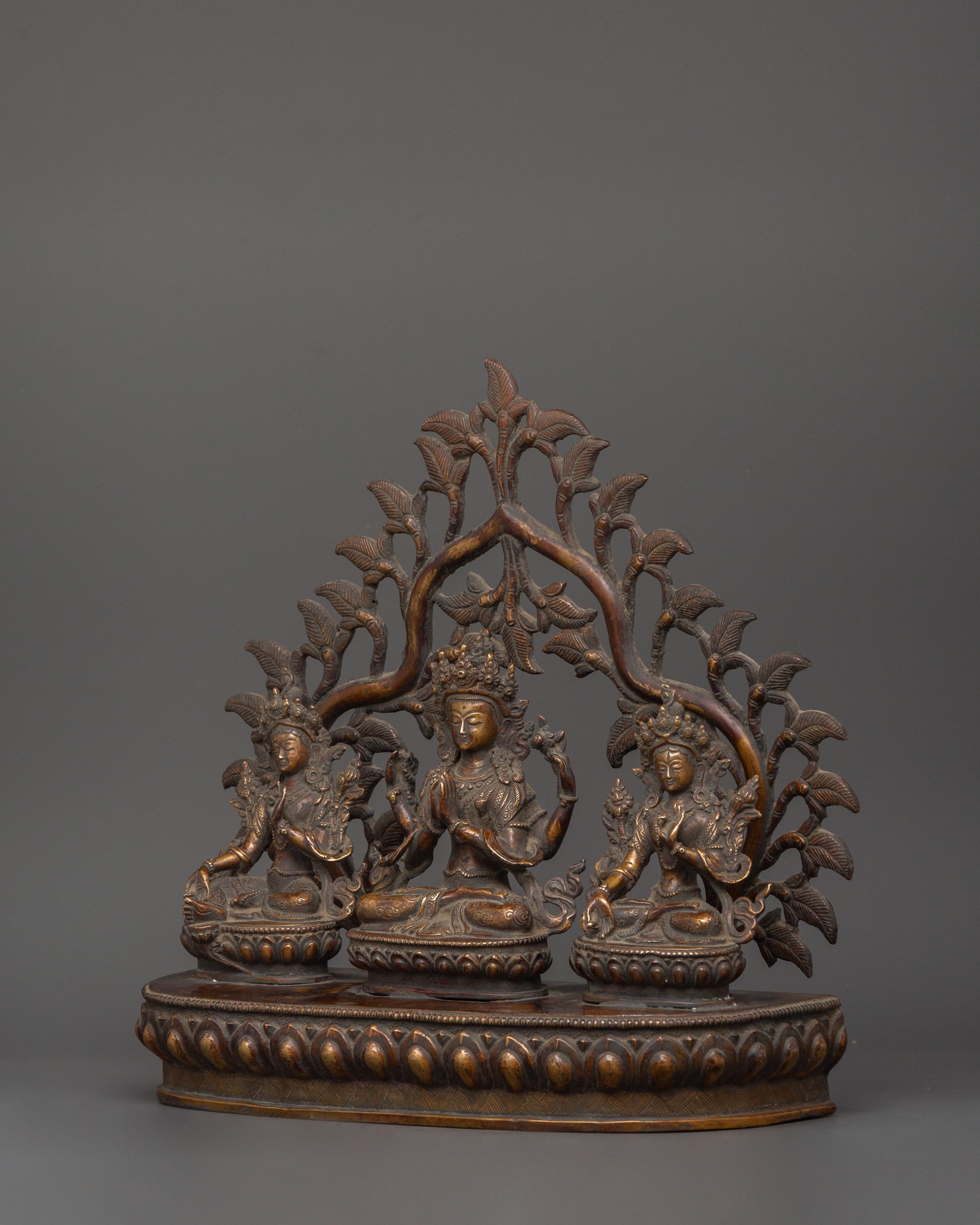 Chenrezig, Green Tara & White Tara | Buddhism Craft