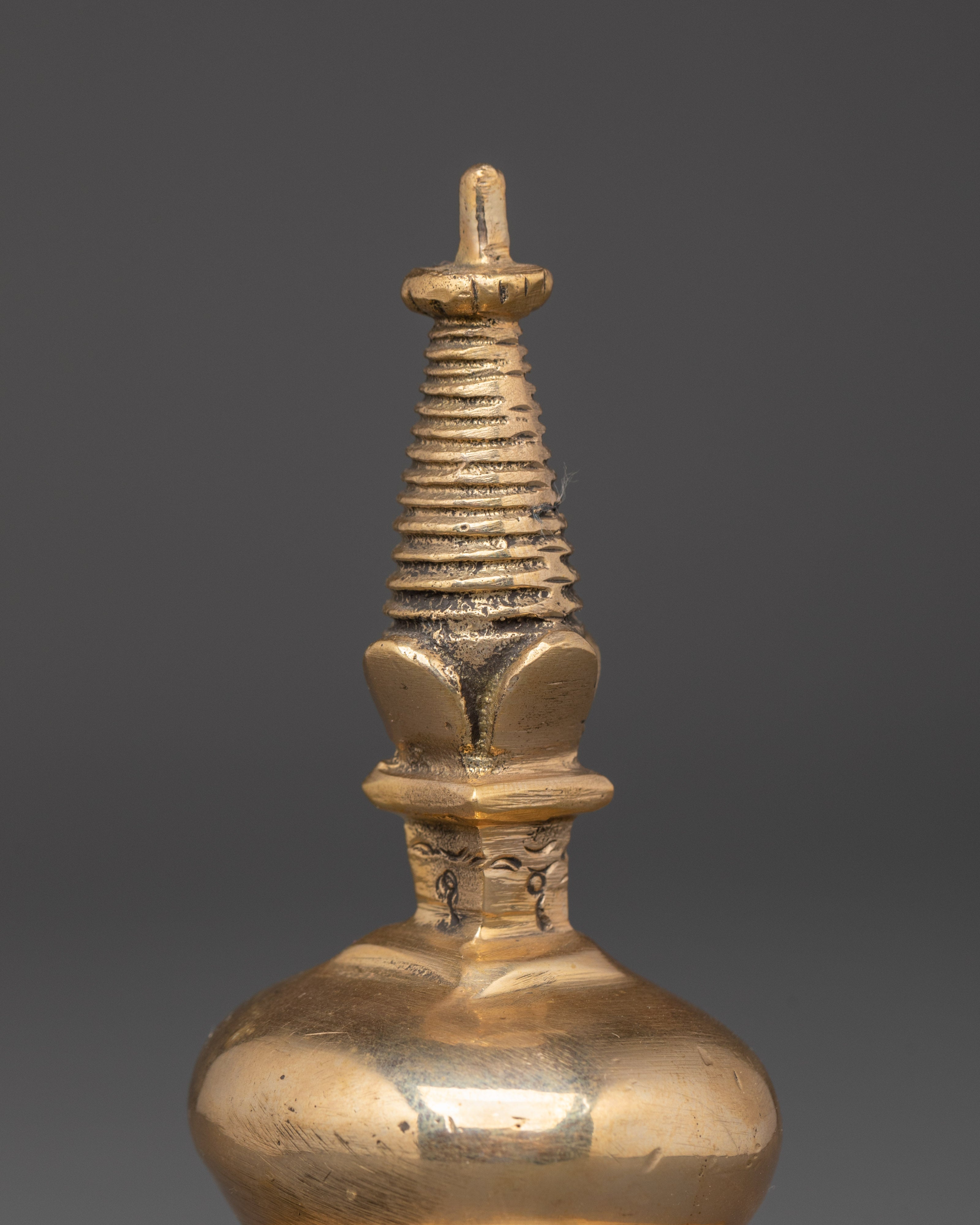 Traditionally Handmade Buddhist Stupa | Sacred Tibetan Meditation Decor
