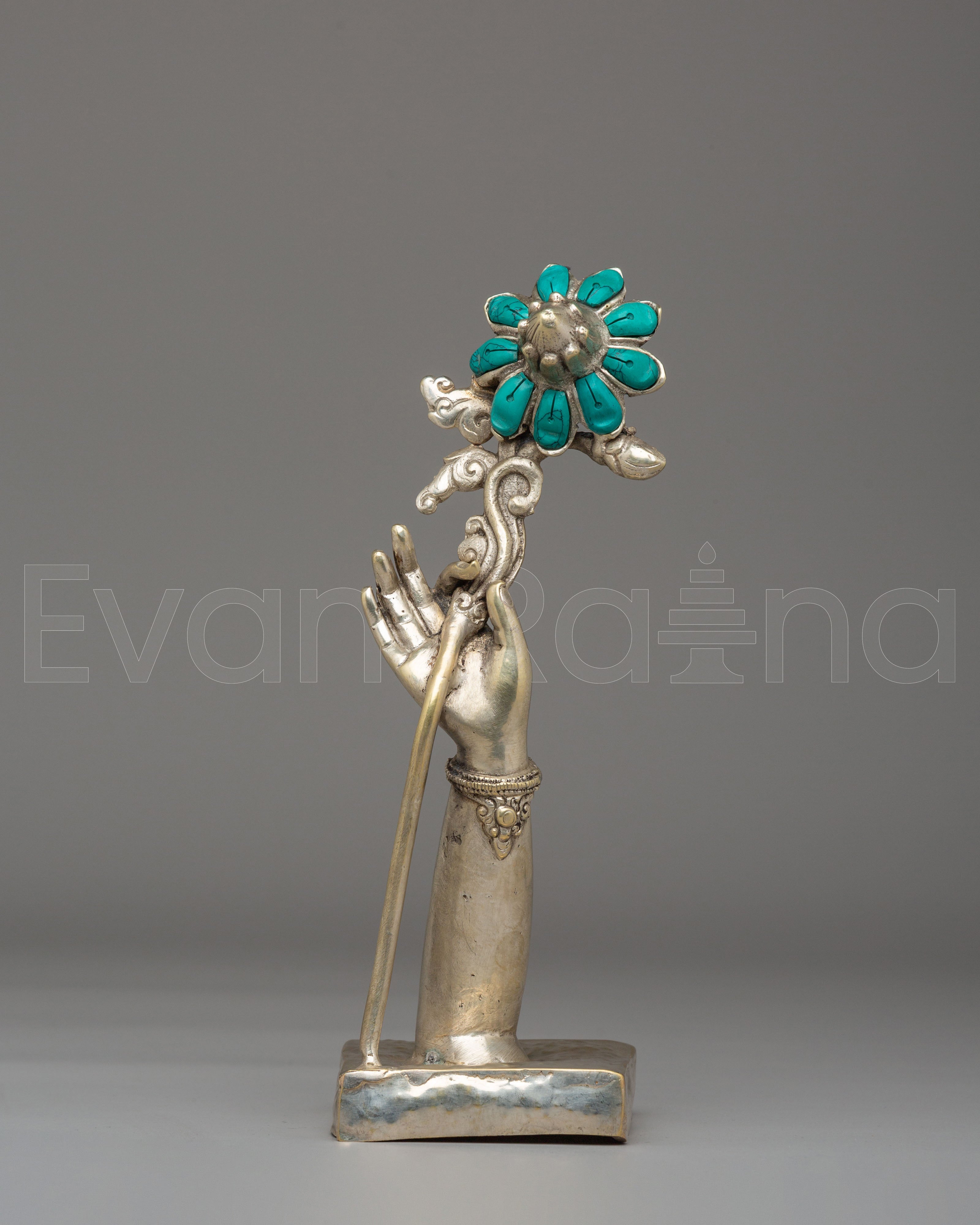 Green Tara Hand Sculpture