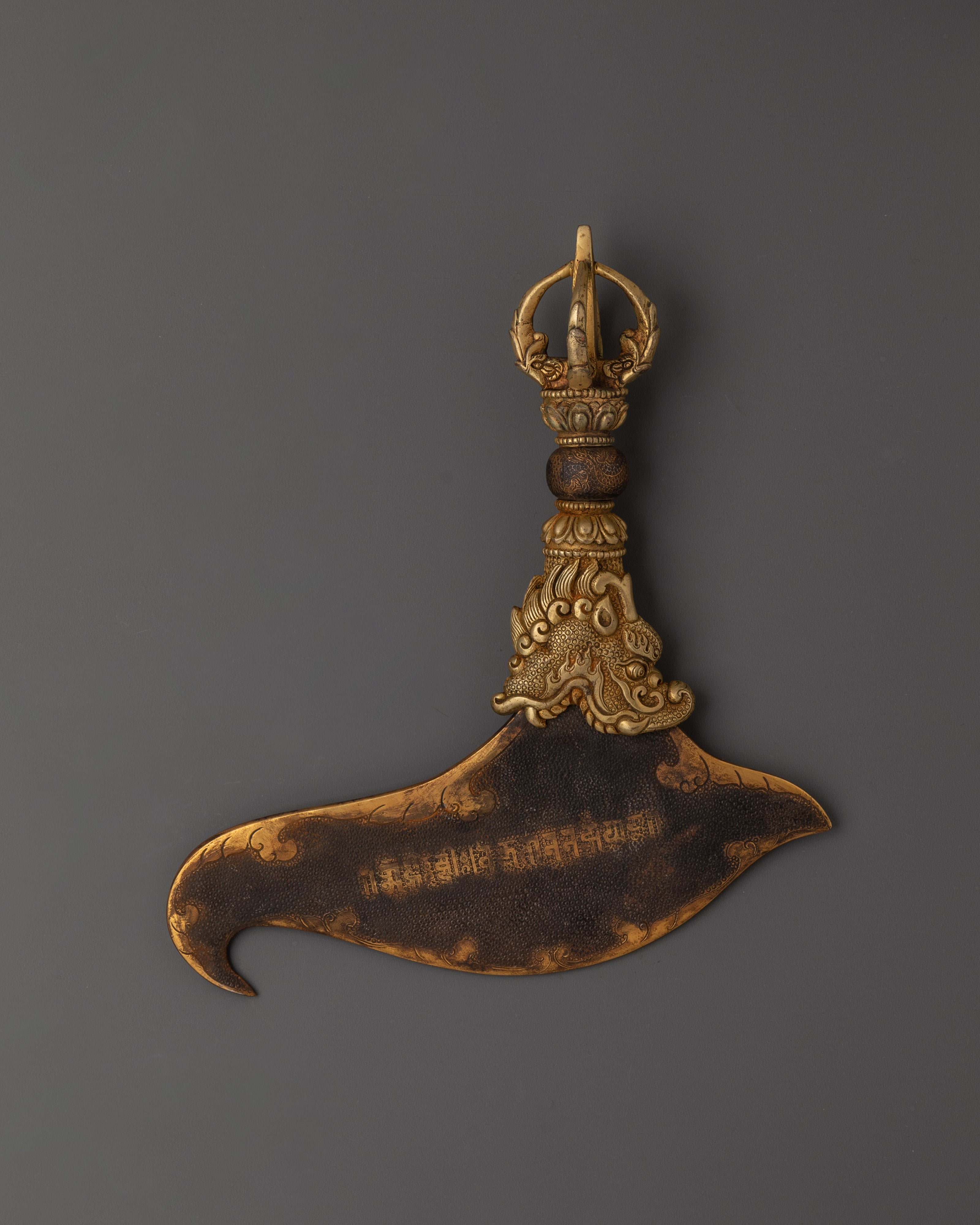 Traditional Iron Kartika Knife | For Buddhist Puja