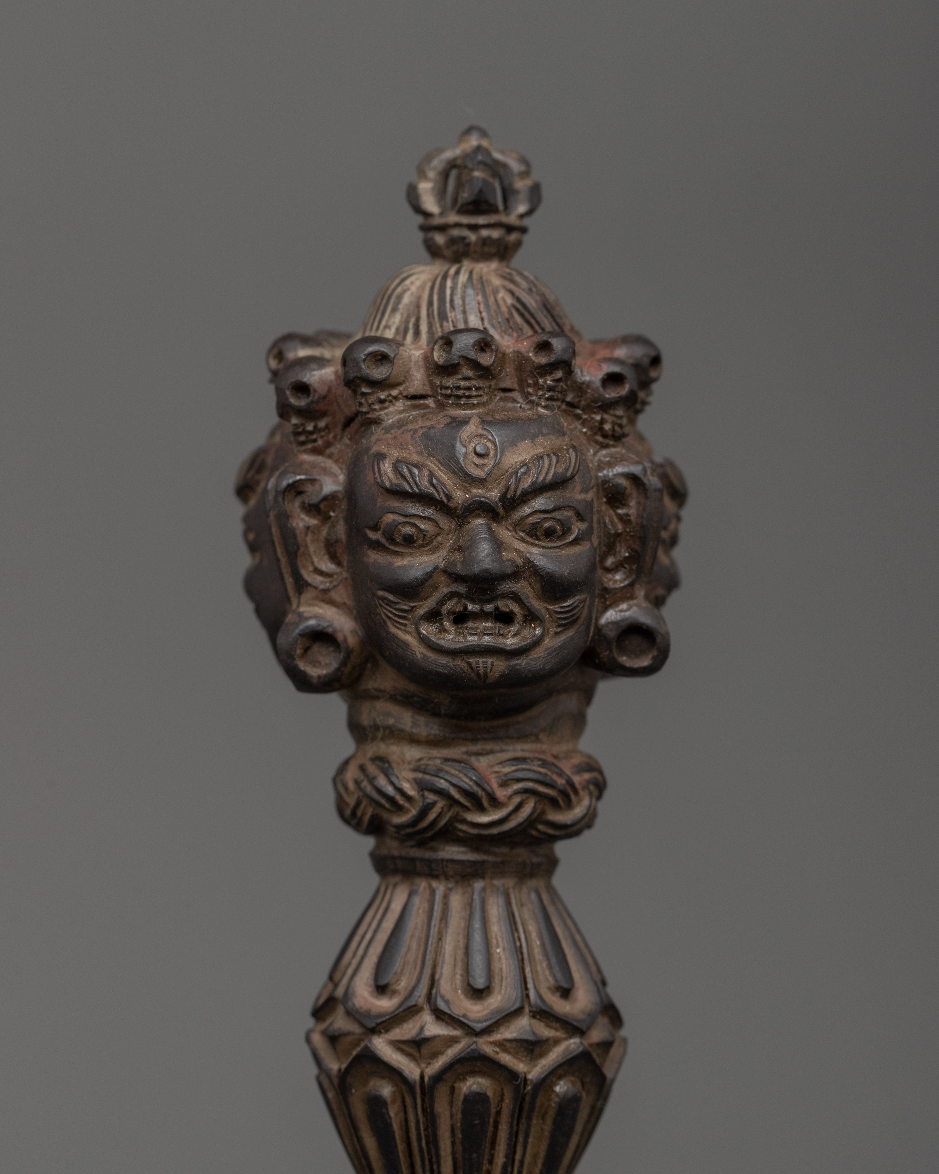 Tibetan Phurba with Stand | Ritual Dagger