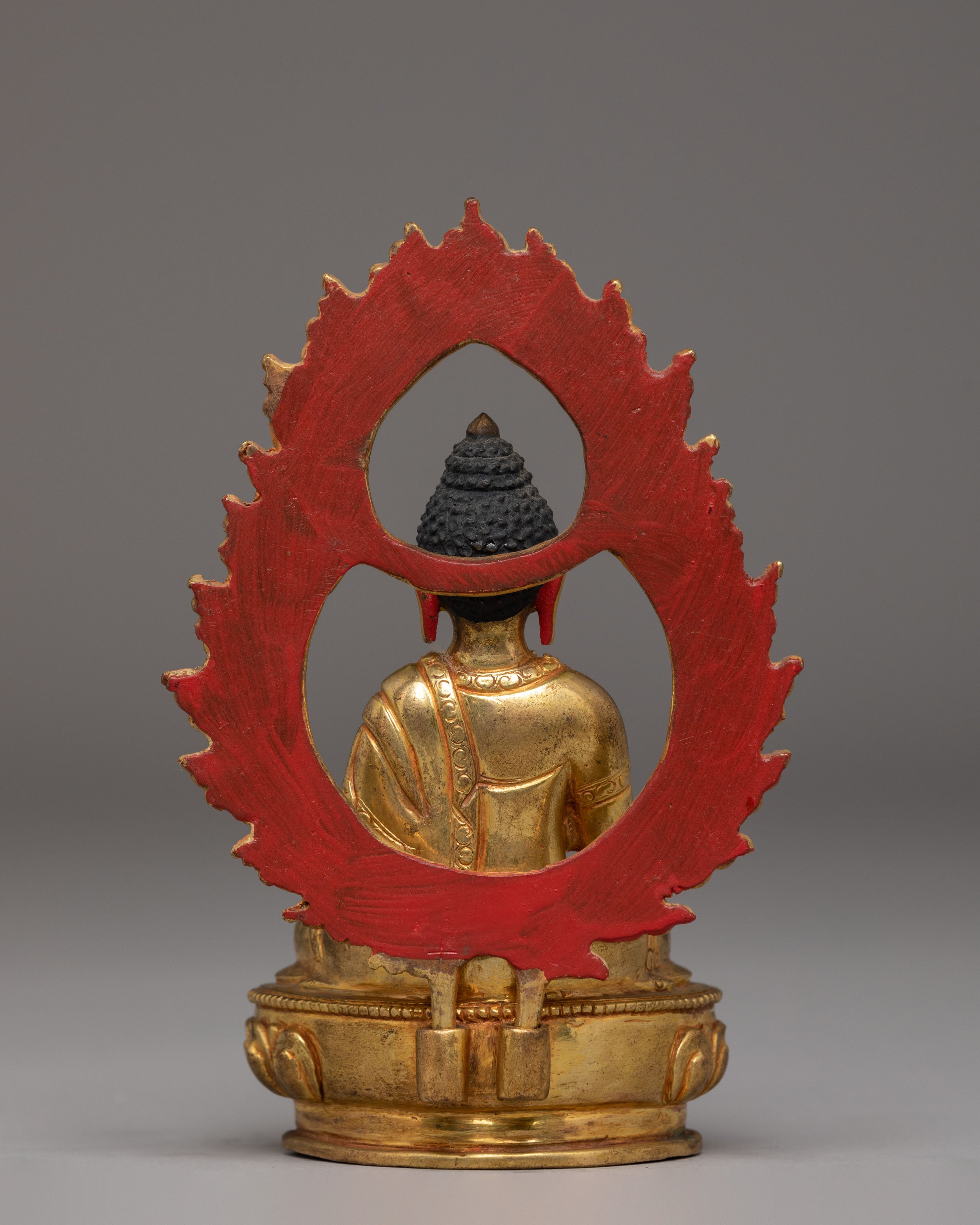 Sacred Statue of Amoghasiddhi Buddha | Himalayan Enlightenment Art