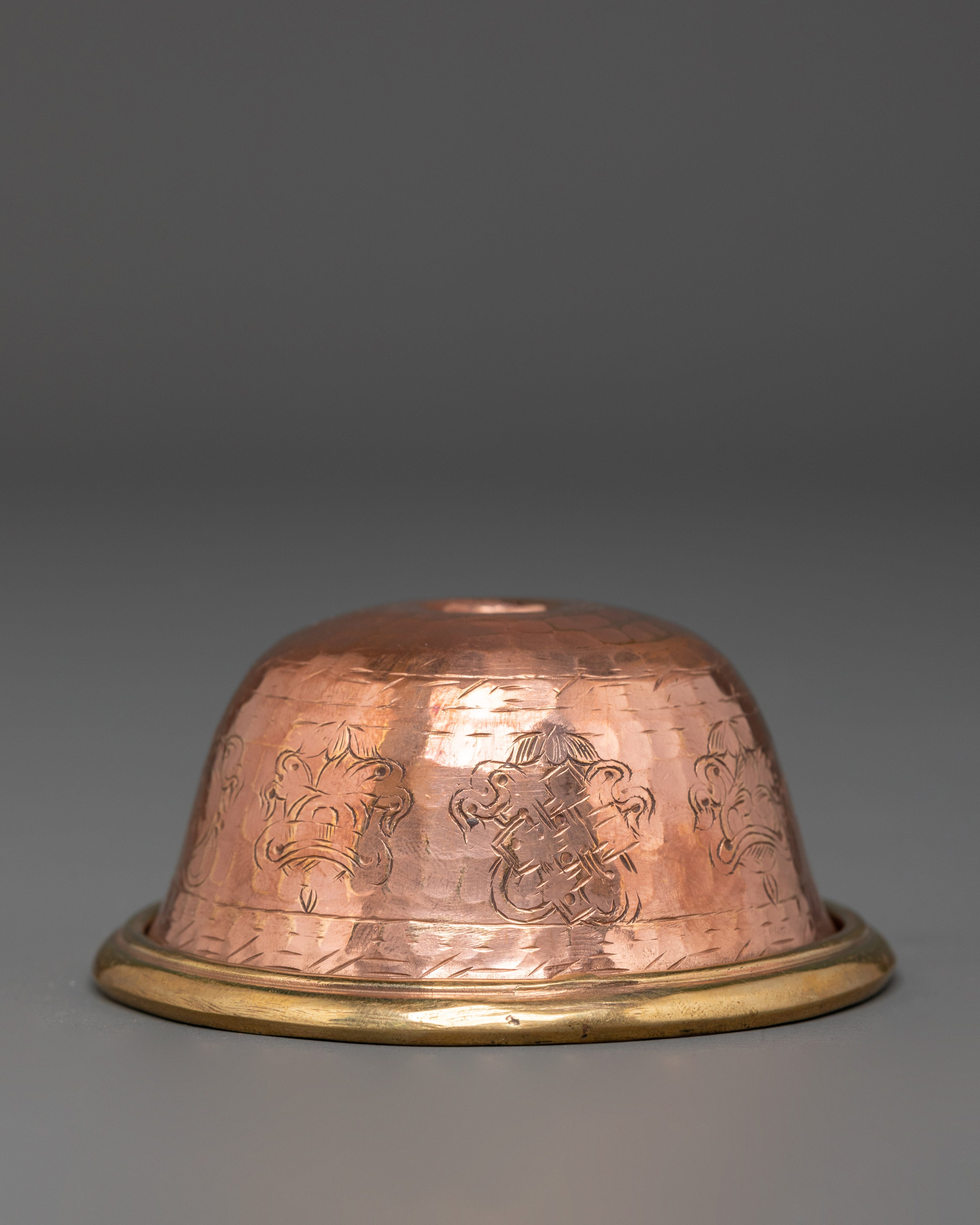 Handmade Spiritual Ceremony Offering Bowl Set | Ritual Copper Bowls for Meditation
