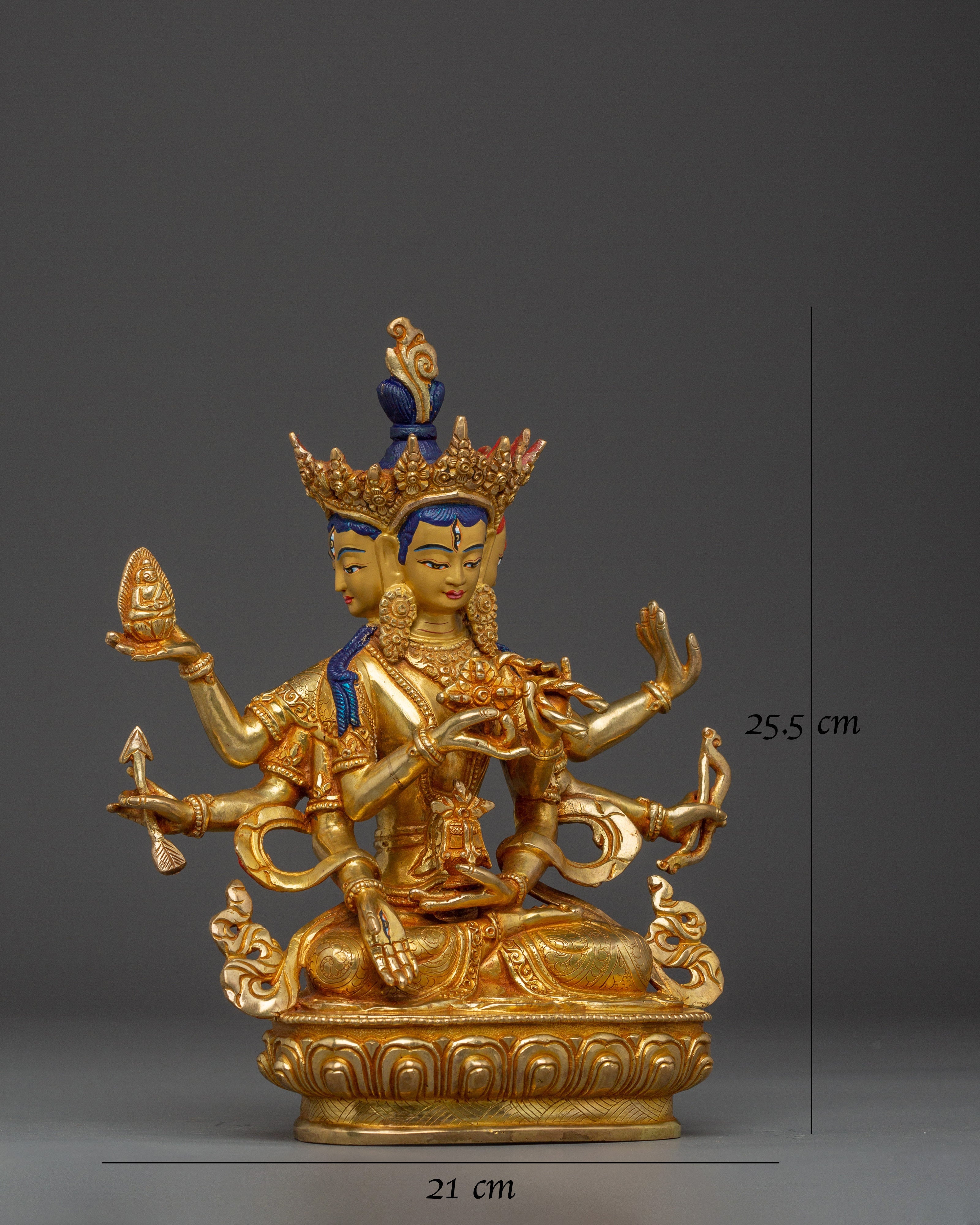 Namgyalma Copper and Gold Gilded Statue 