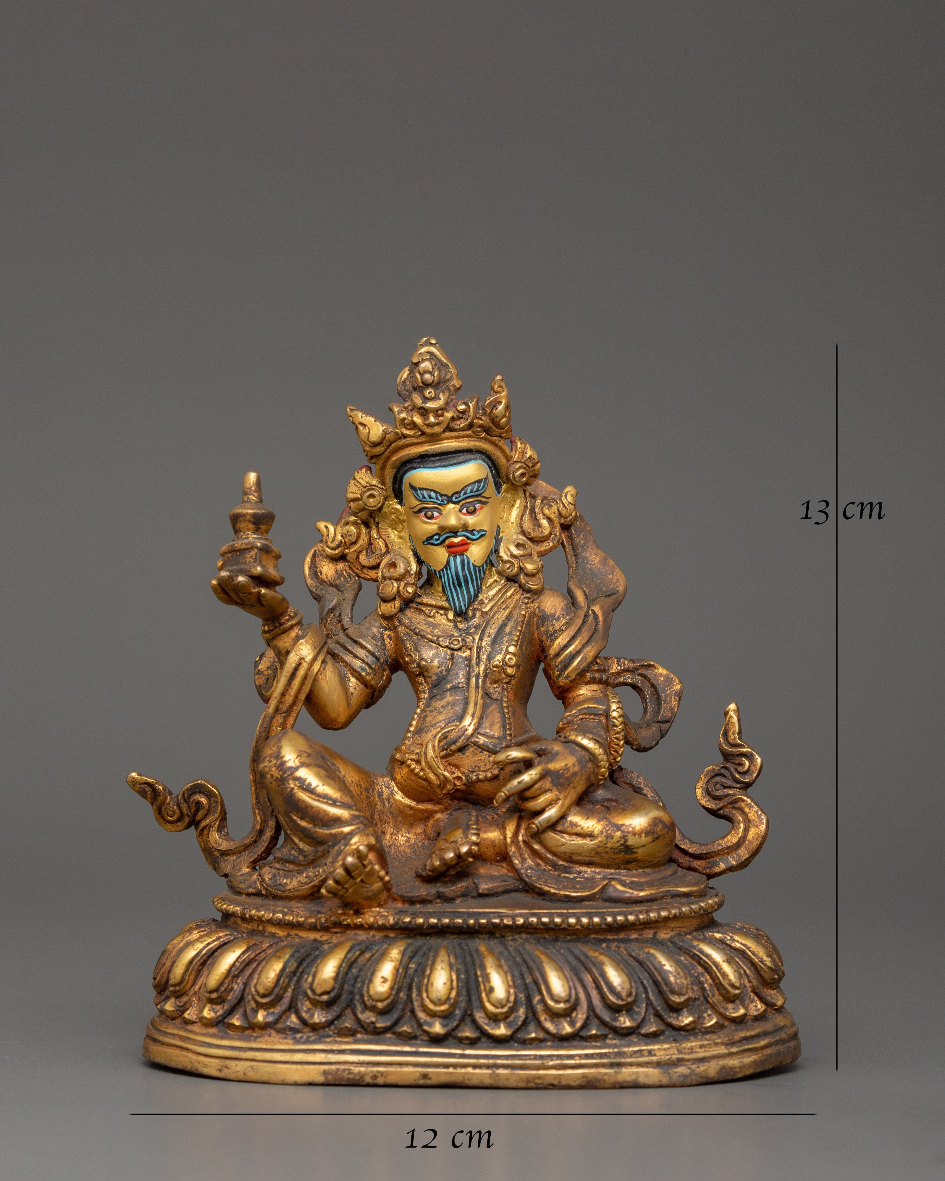 Chatur Maharaj Set | Majestic Gold-Plated Copper Statues for Divine Blessings